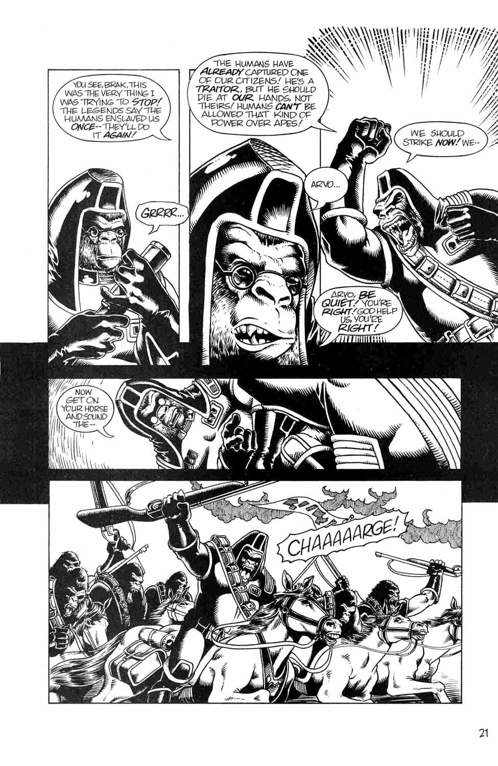 Read online Planet of the Apes: The Forbidden Zone comic -  Issue #3 - 23