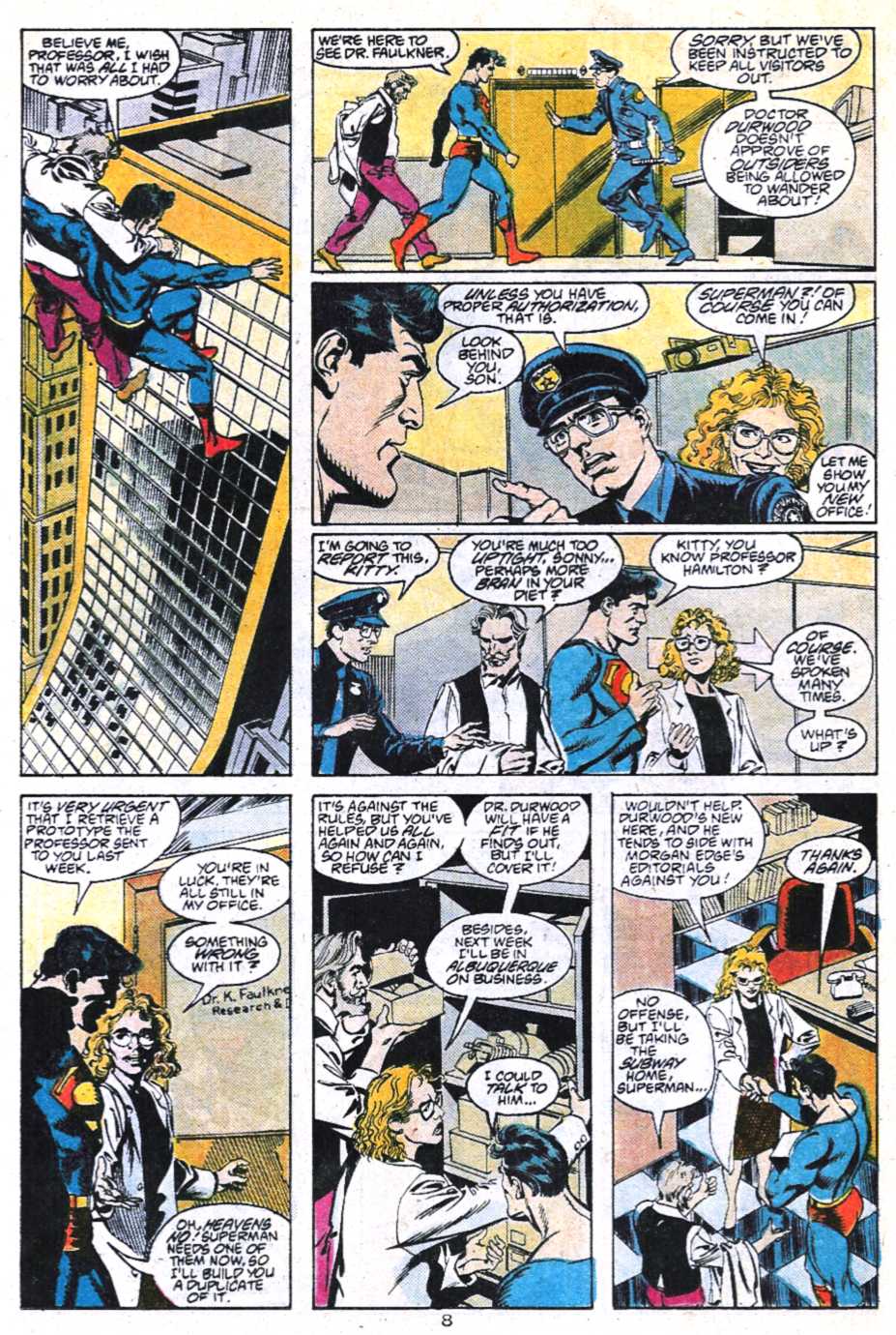 Read online Adventures of Superman (1987) comic -  Issue #450 - 9