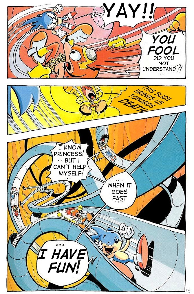 Read online Sonic Adventures: Dans Les Griffes De Robotnik comic -  Issue # Full - 46