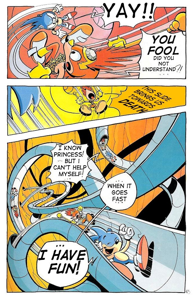 Read online Sonic Adventures: Dans Les Griffes De Robotnik comic -  Issue # Full - 46