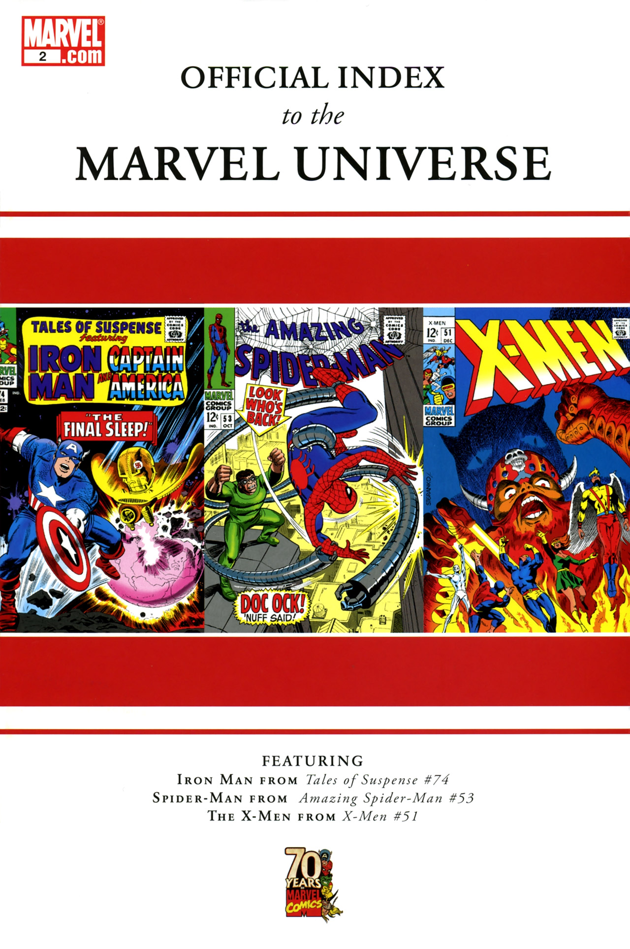 Read online Official Index to the Marvel Universe comic -  Issue #2 - 1