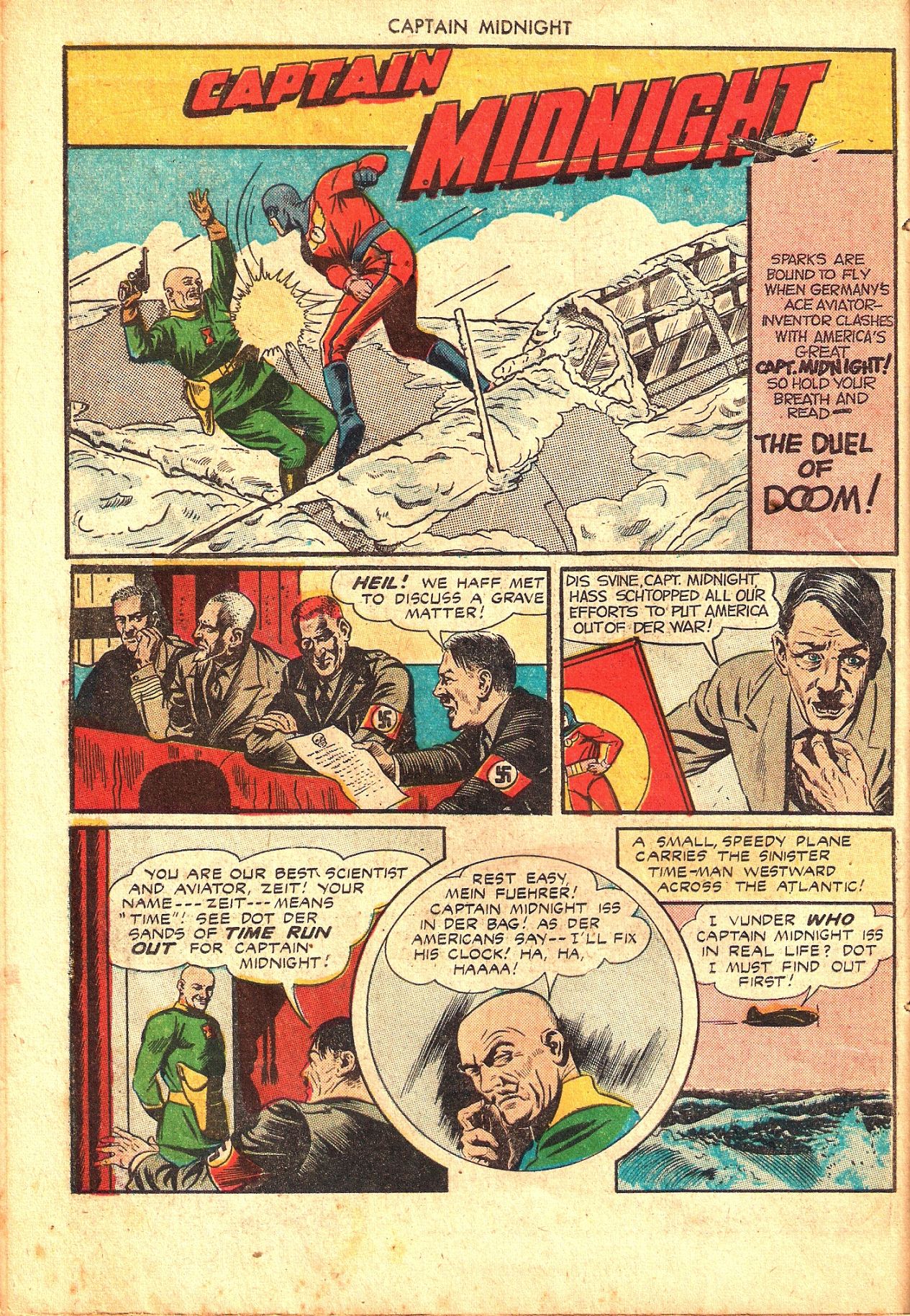 Read online Captain Midnight (1942) comic -  Issue #26 - 26