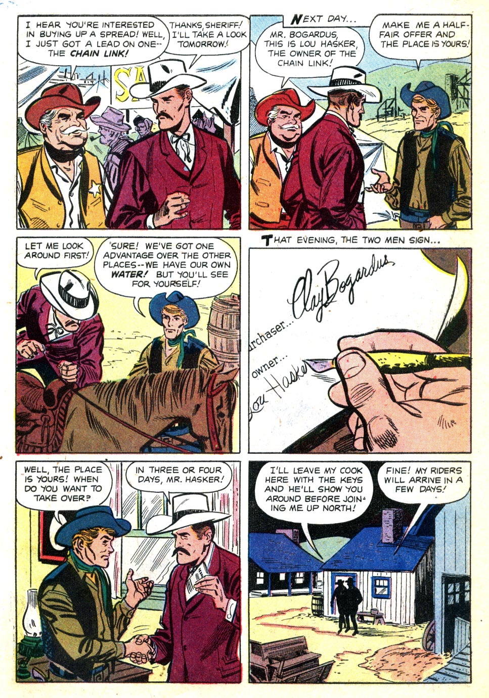 Read online Four Color Comics comic -  Issue #848 - 31