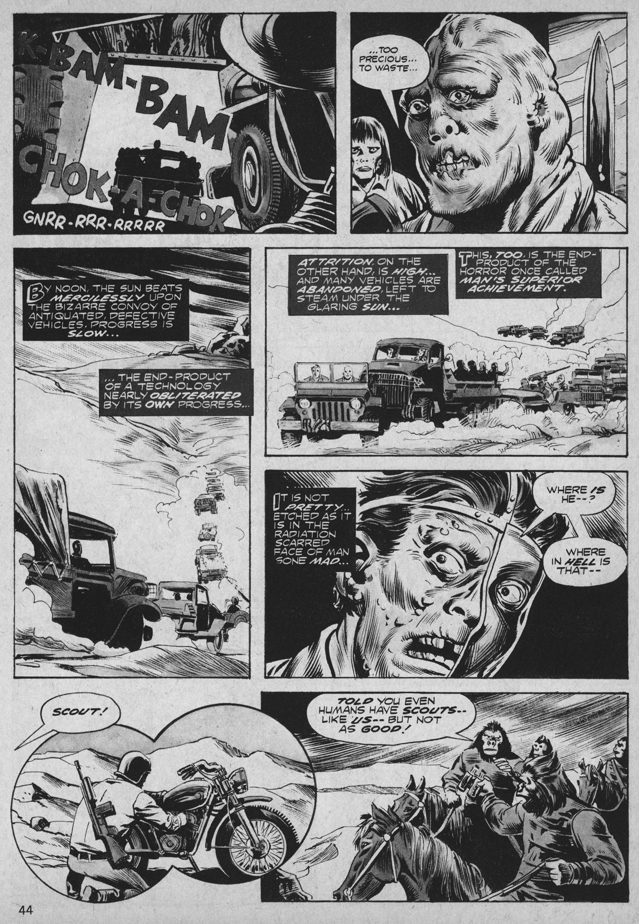 Read online Planet of the Apes comic -  Issue #25 - 43