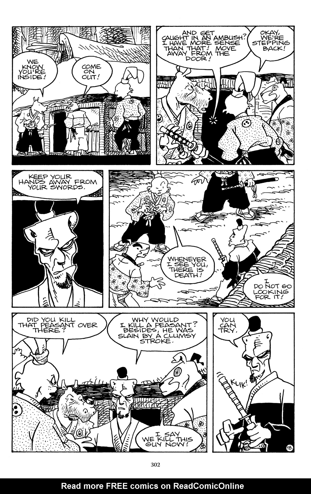 Read online The Usagi Yojimbo Saga comic -  Issue # TPB 6 - 300