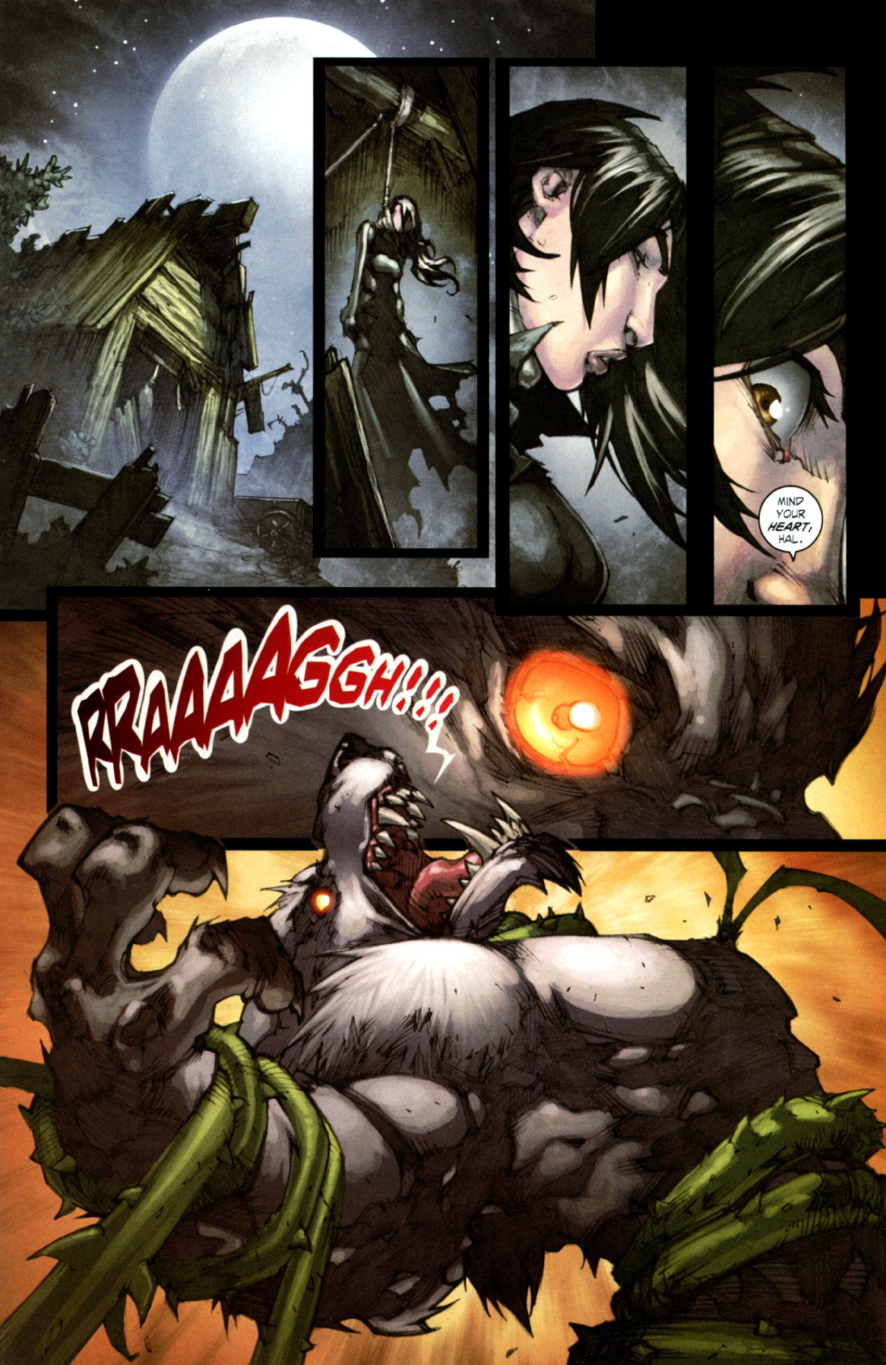 Read online World of Warcraft: Curse of the Worgen comic -  Issue #5 - 3