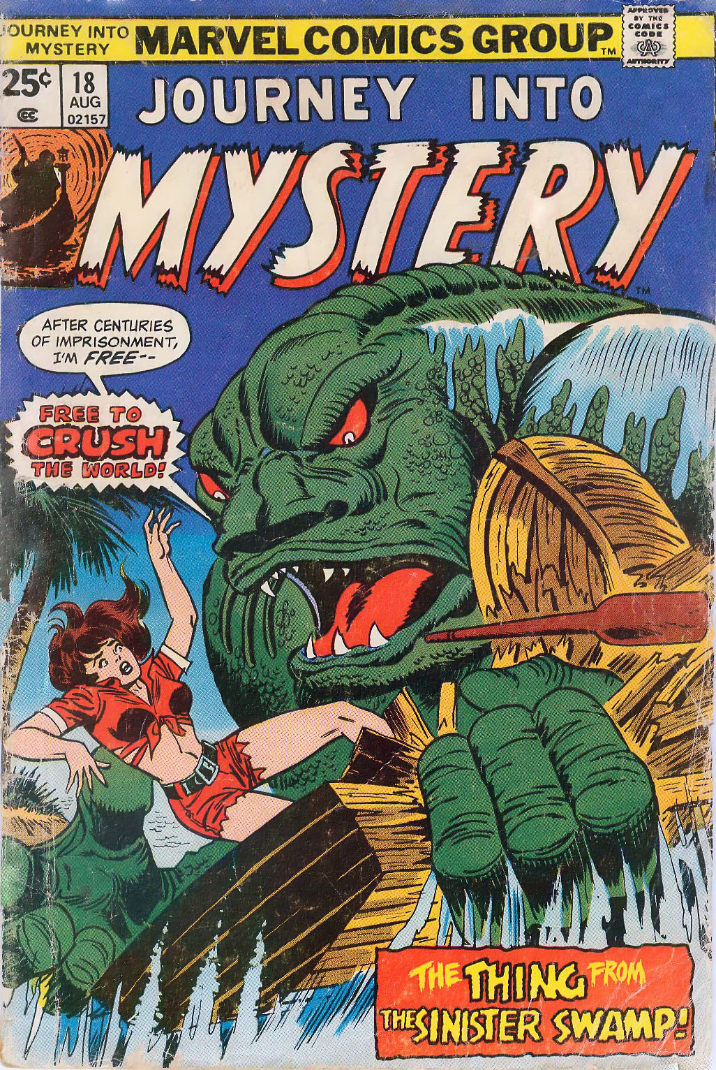 Read online Journey Into Mystery (1972) comic -  Issue #18 - 1