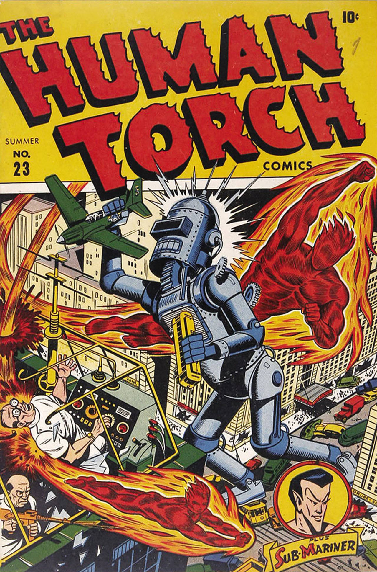 Read online The Human Torch (1940) comic -  Issue #23 - 1