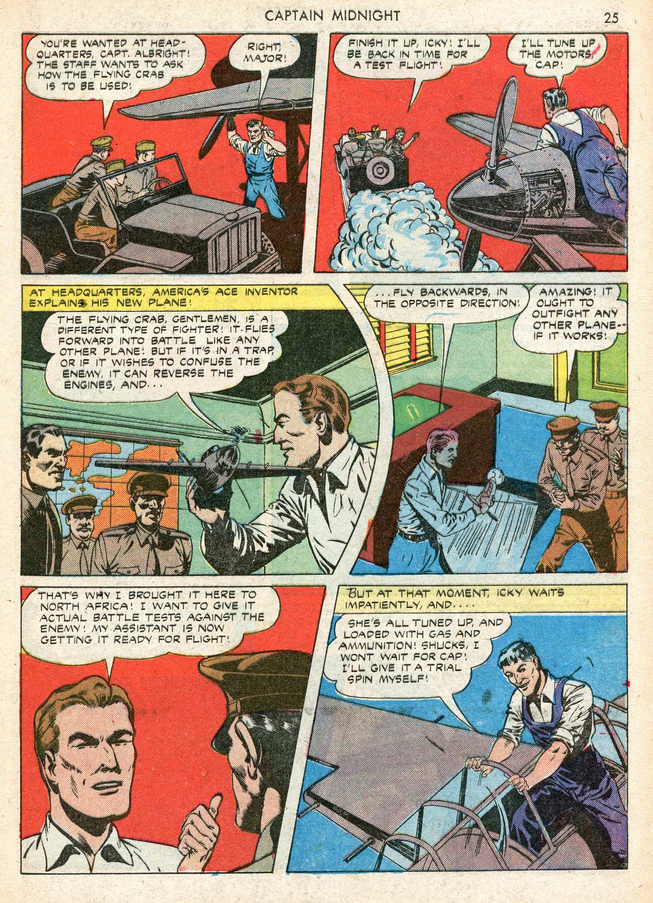 Read online Captain Midnight (1942) comic -  Issue #12 - 25