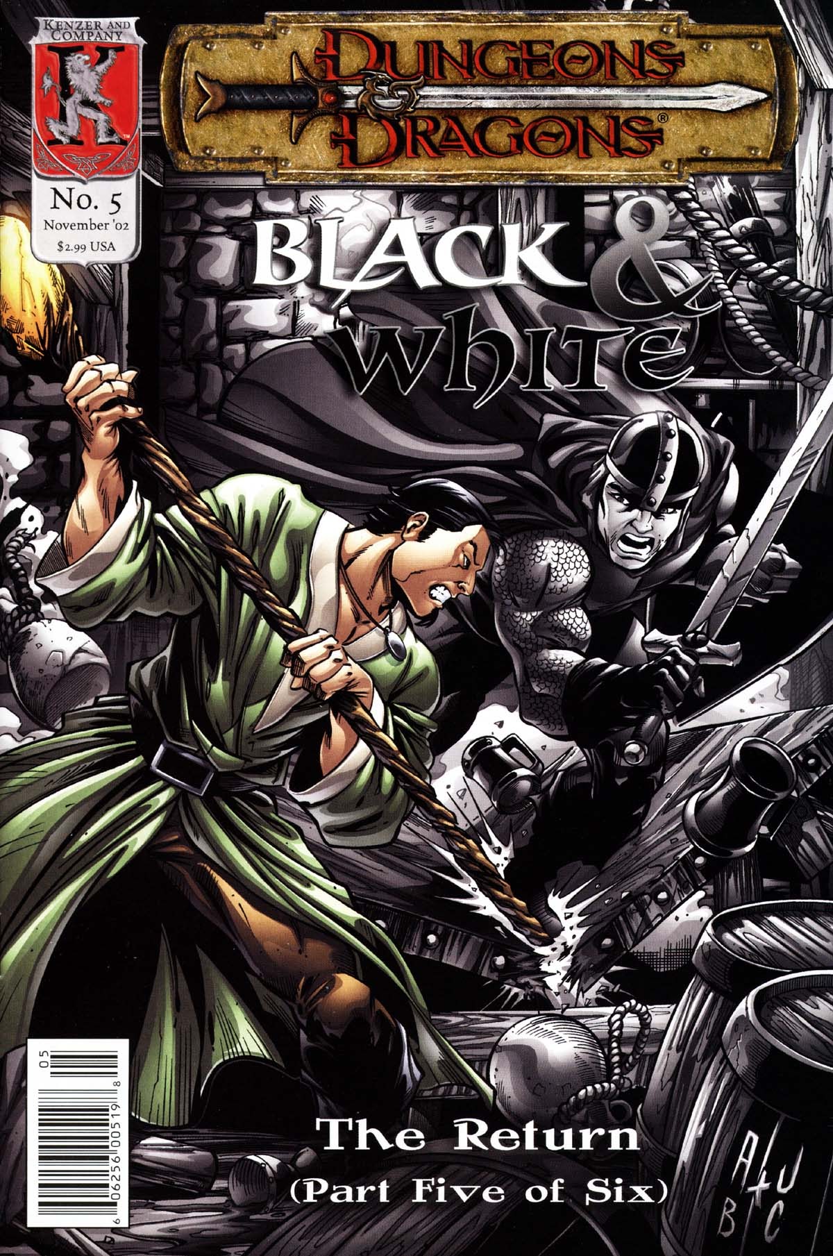 Read online Dungeons & Dragons: Black & White comic -  Issue #5 - 1