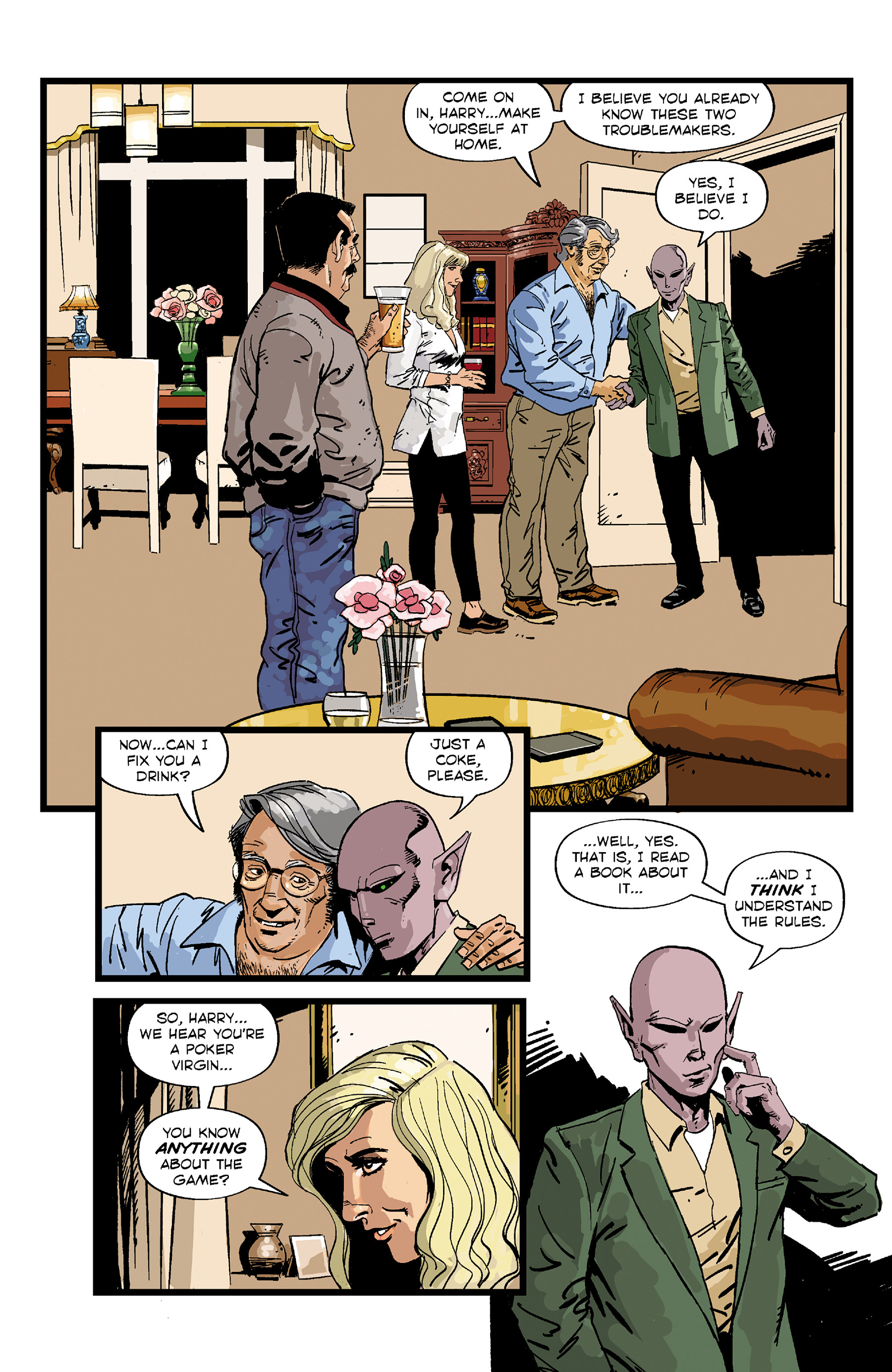 Read online Resident Alien: The Man With No Name comic -  Issue #1 - 21