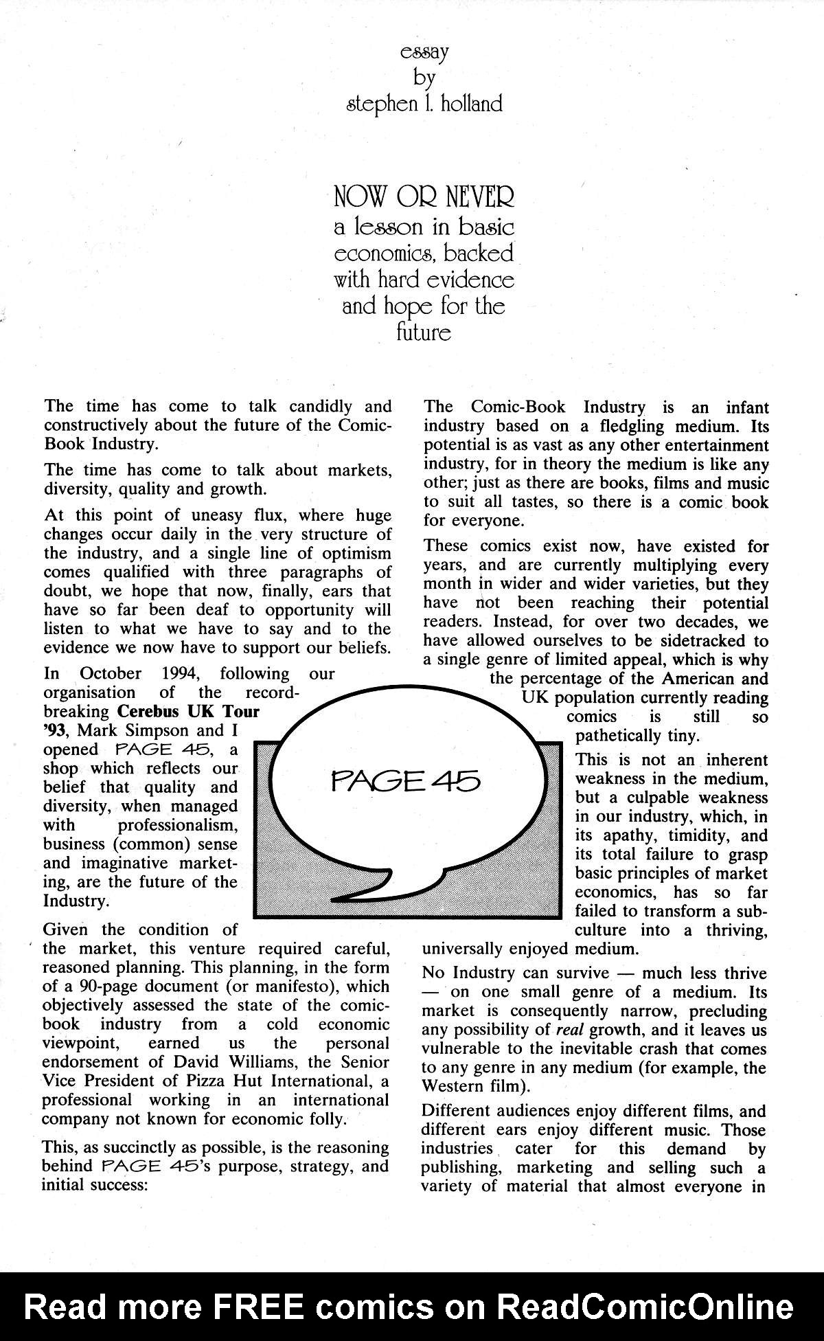 Read online Cerebus comic -  Issue #194 - 23