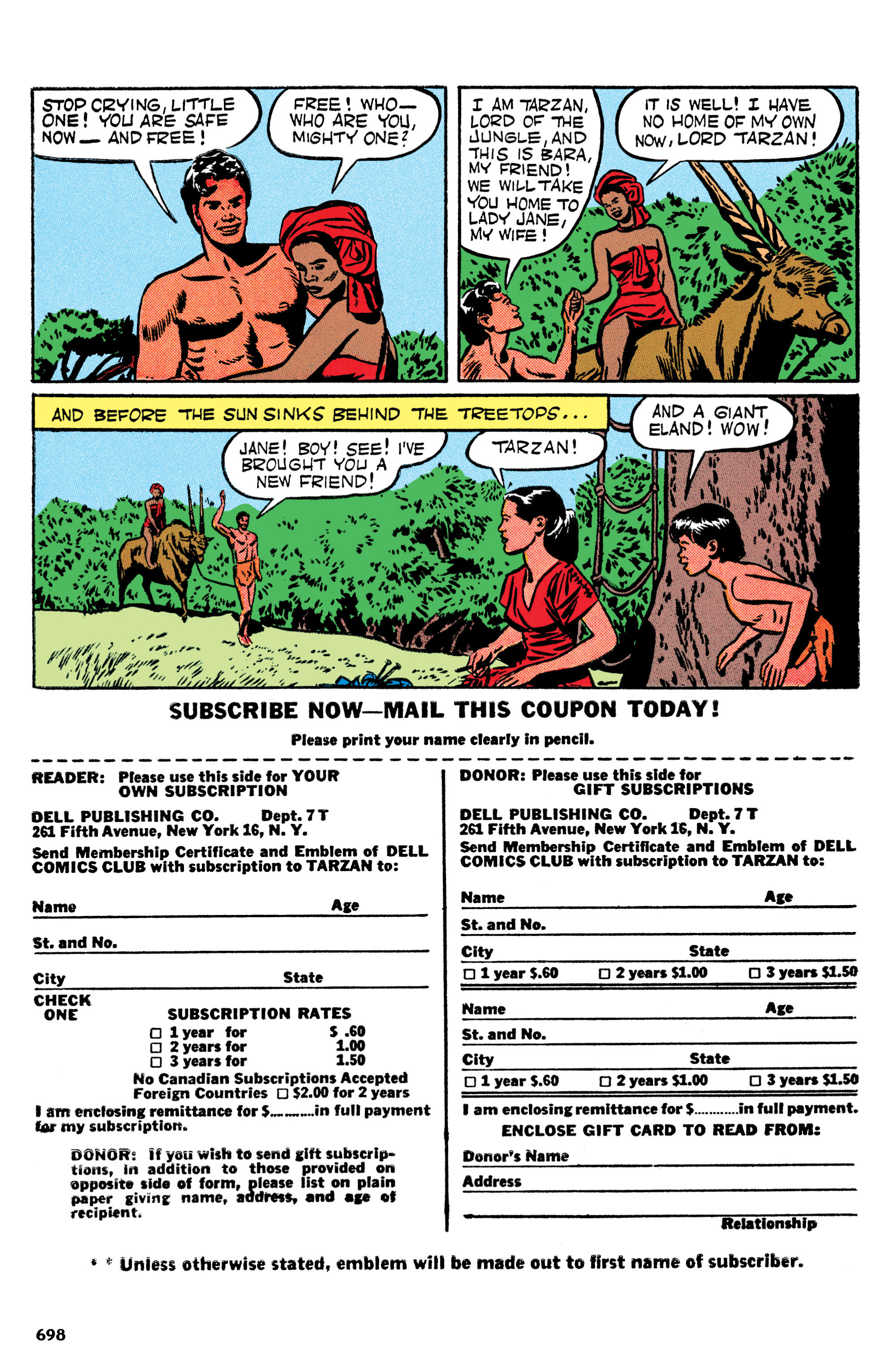 Read online Edgar Rice Burroughs Tarzan: The Jesse Marsh Years Omnibus comic -  Issue # TPB (Part 7) - 100