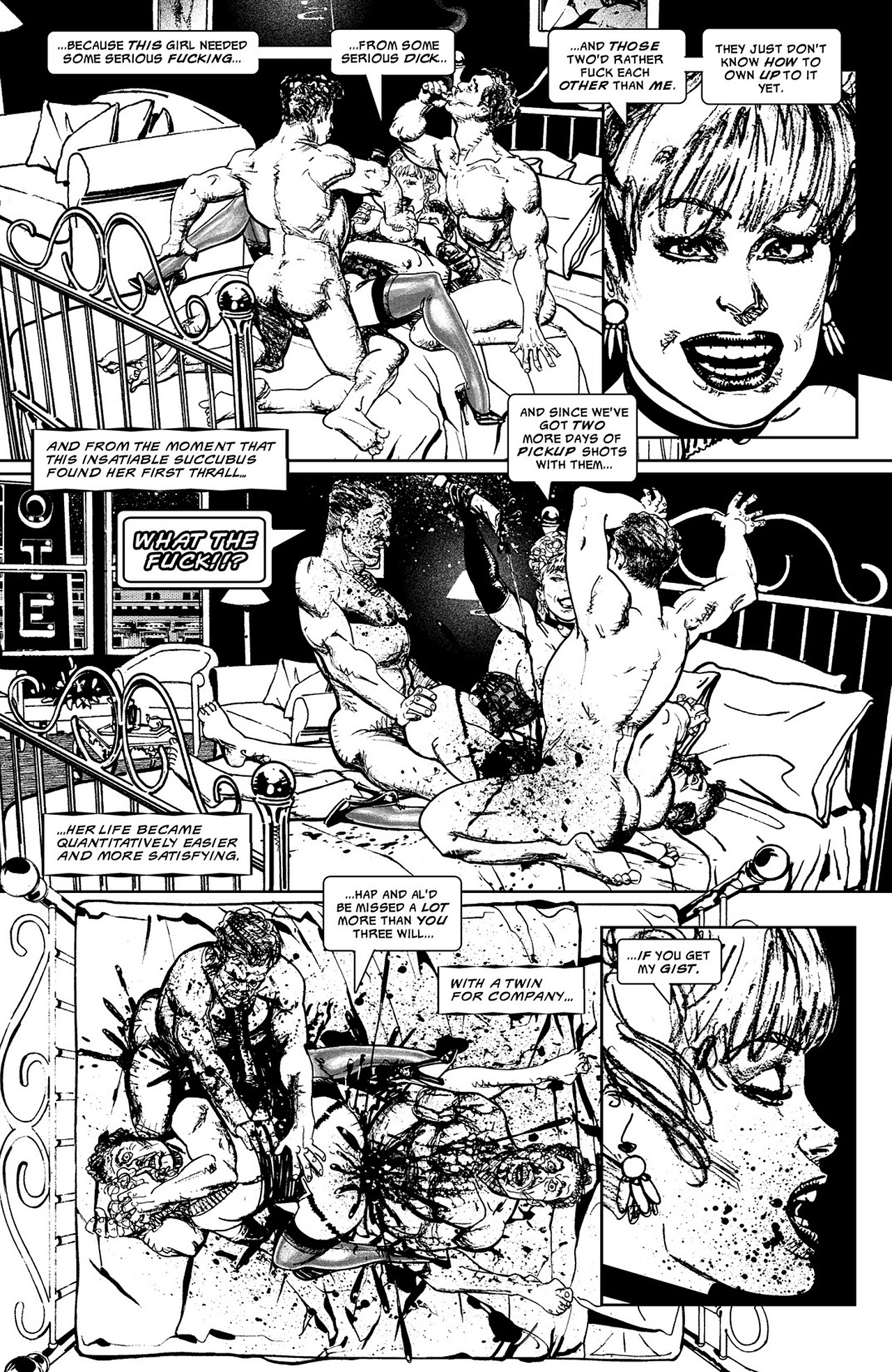 Read online Black Kiss II comic -  Issue #4 - 11