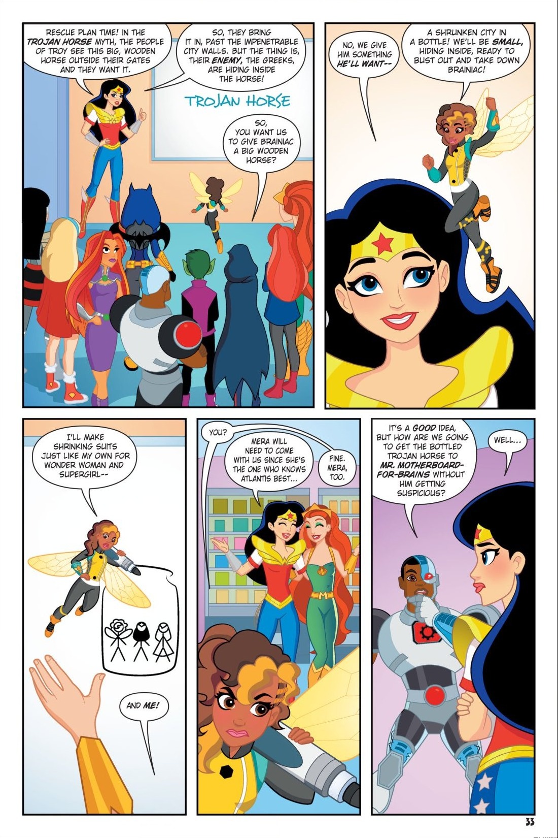 Read online DC Super Hero Girls: Search for Atlantis comic -  Issue # TPB - 33