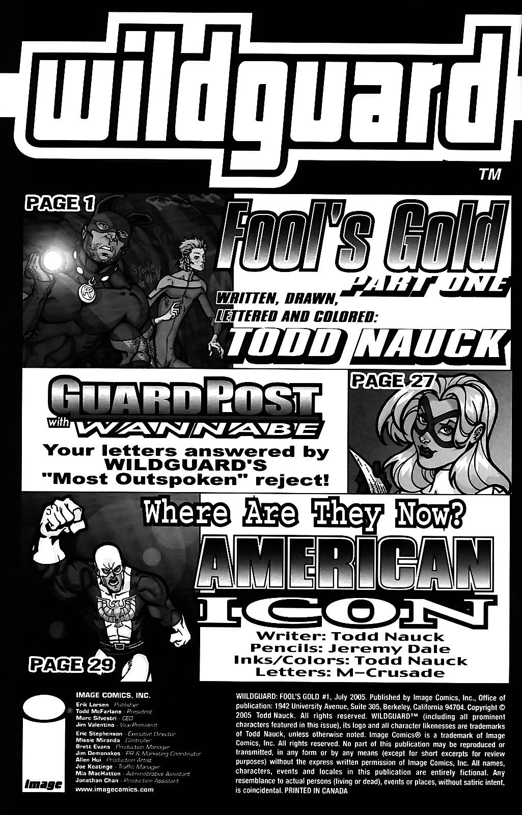 Read online Wildguard: Fool's Gold comic -  Issue #1 - 2