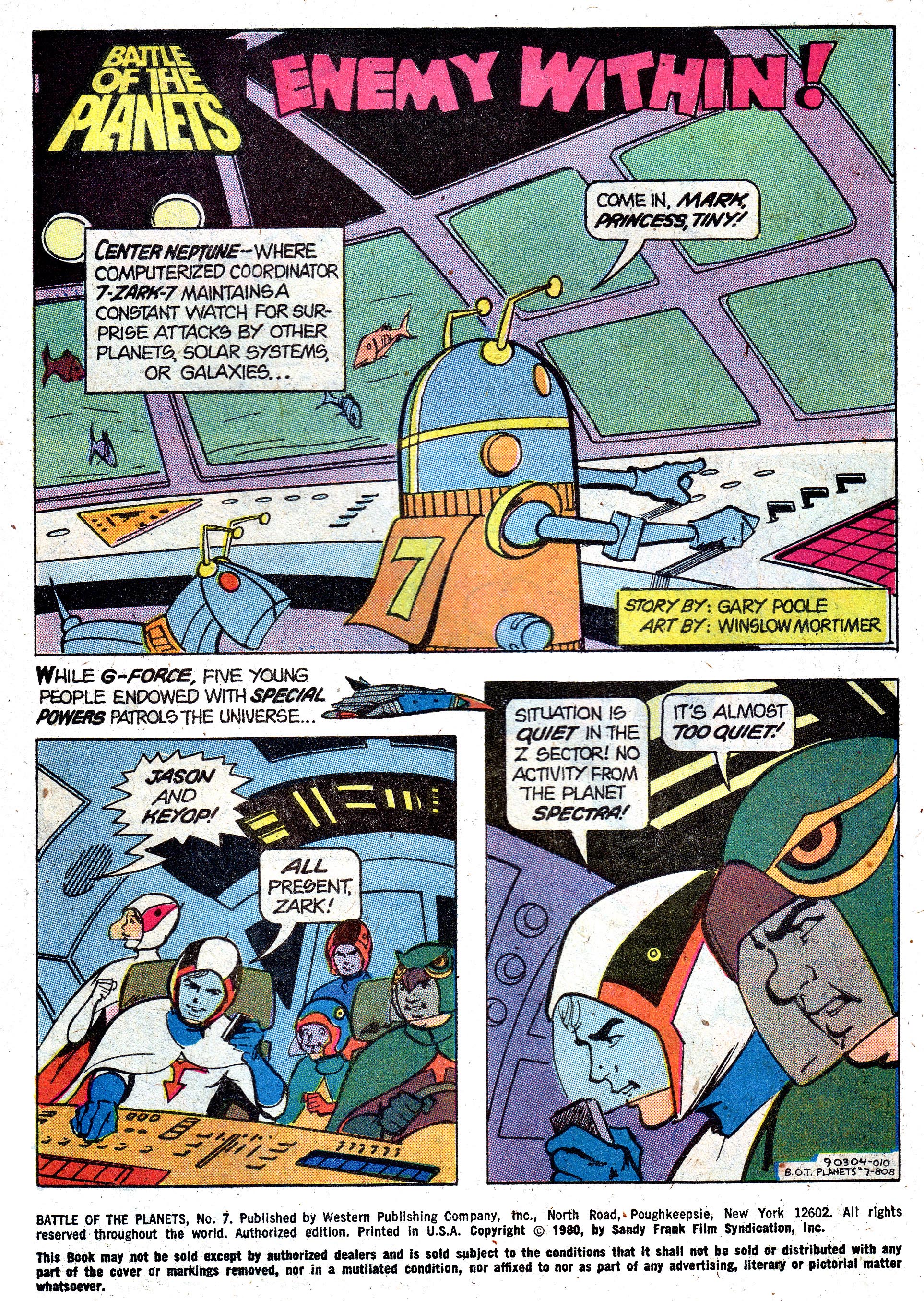 Read online Battle of the Planets (1979) comic -  Issue #7 - 2