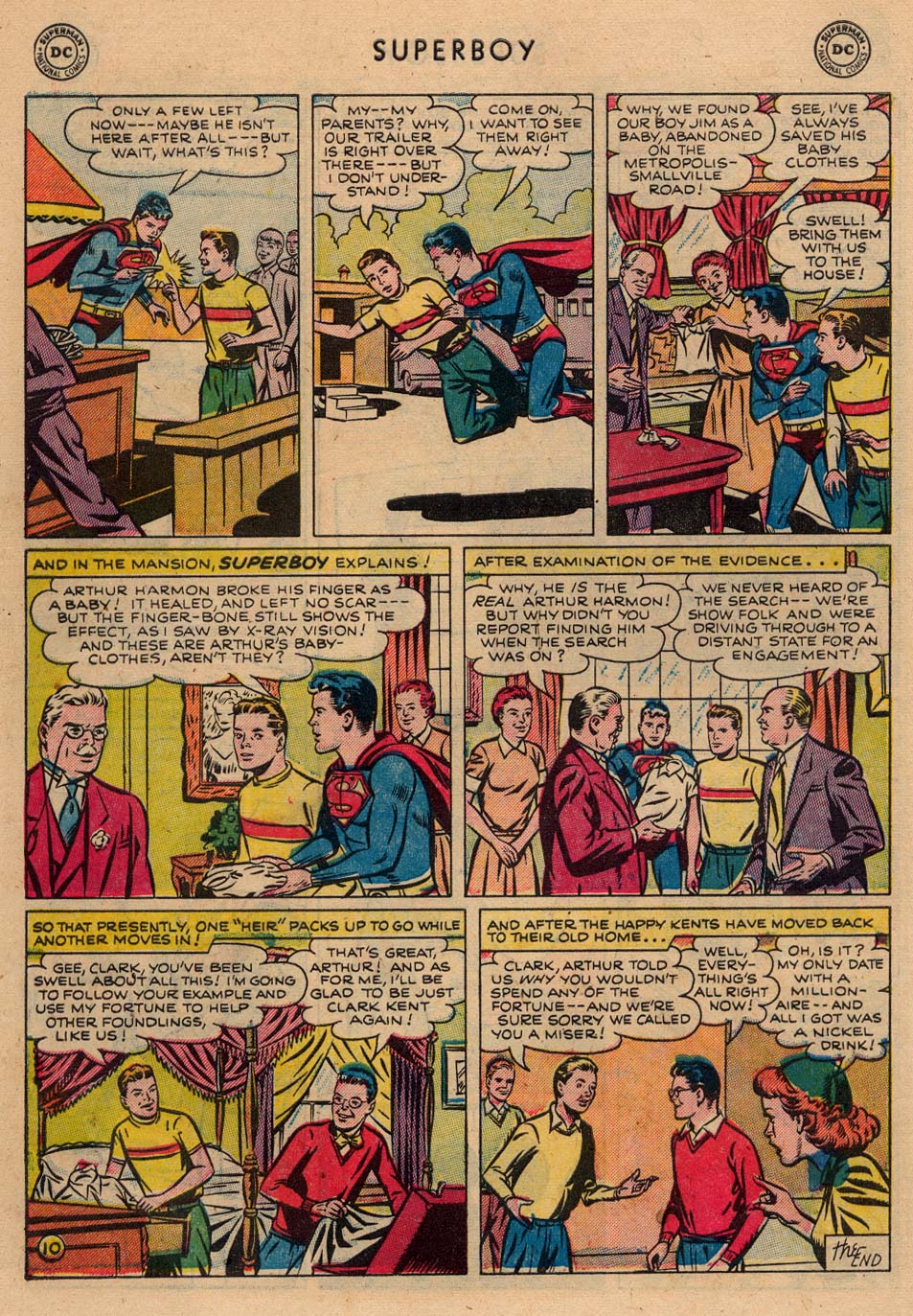 Read online Superboy (1949) comic -  Issue #23 - 11