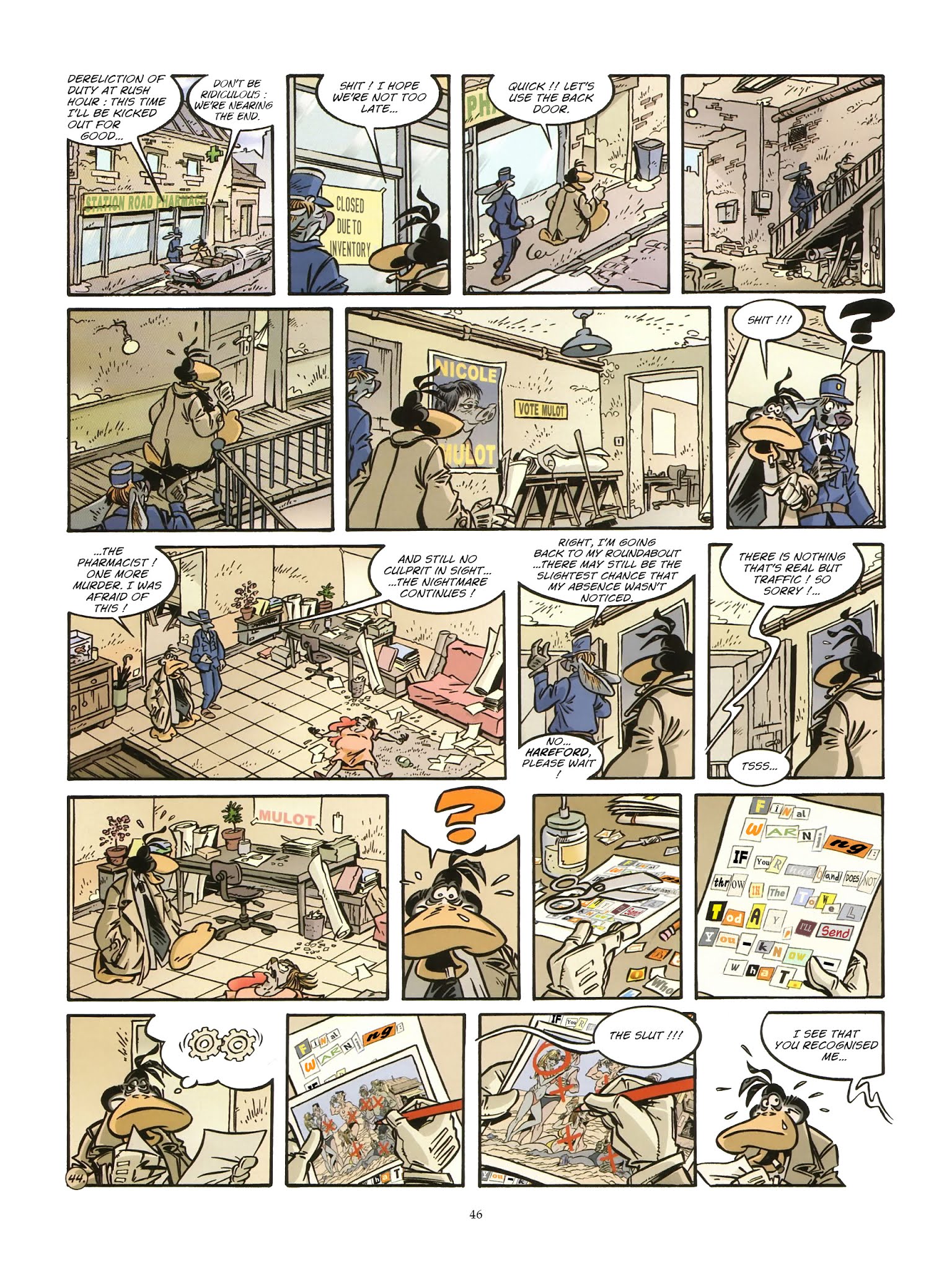 Read online Une enquête de l'inspecteur Canardo comic -  Issue #17 - 48