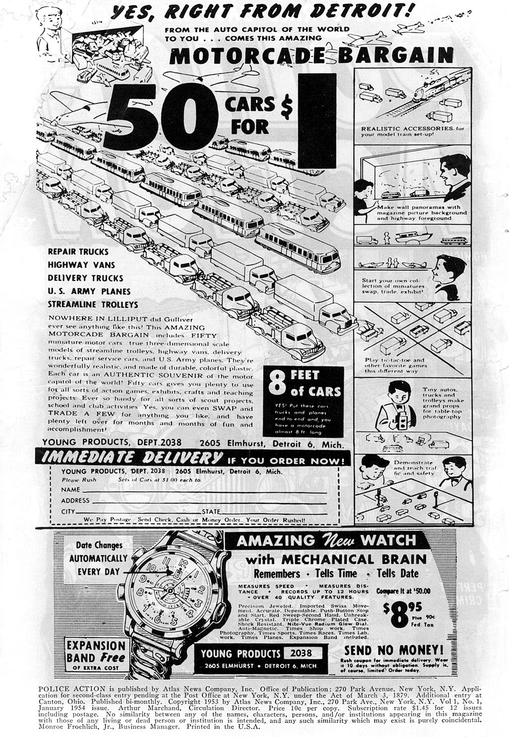 Read online Police Action comic -  Issue #1 - 2