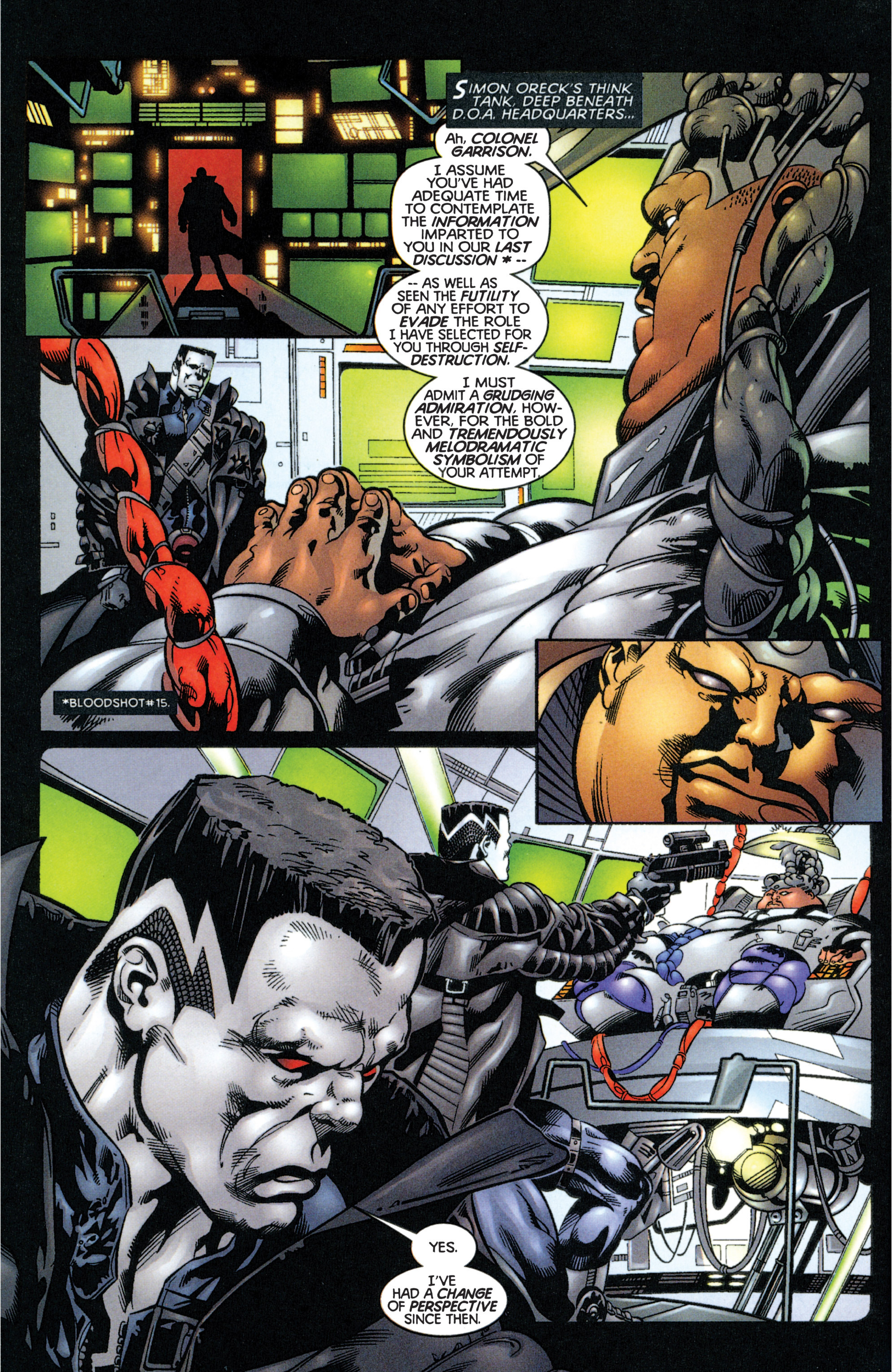 Read online Bloodshot (1997) comic -  Issue #16 - 17