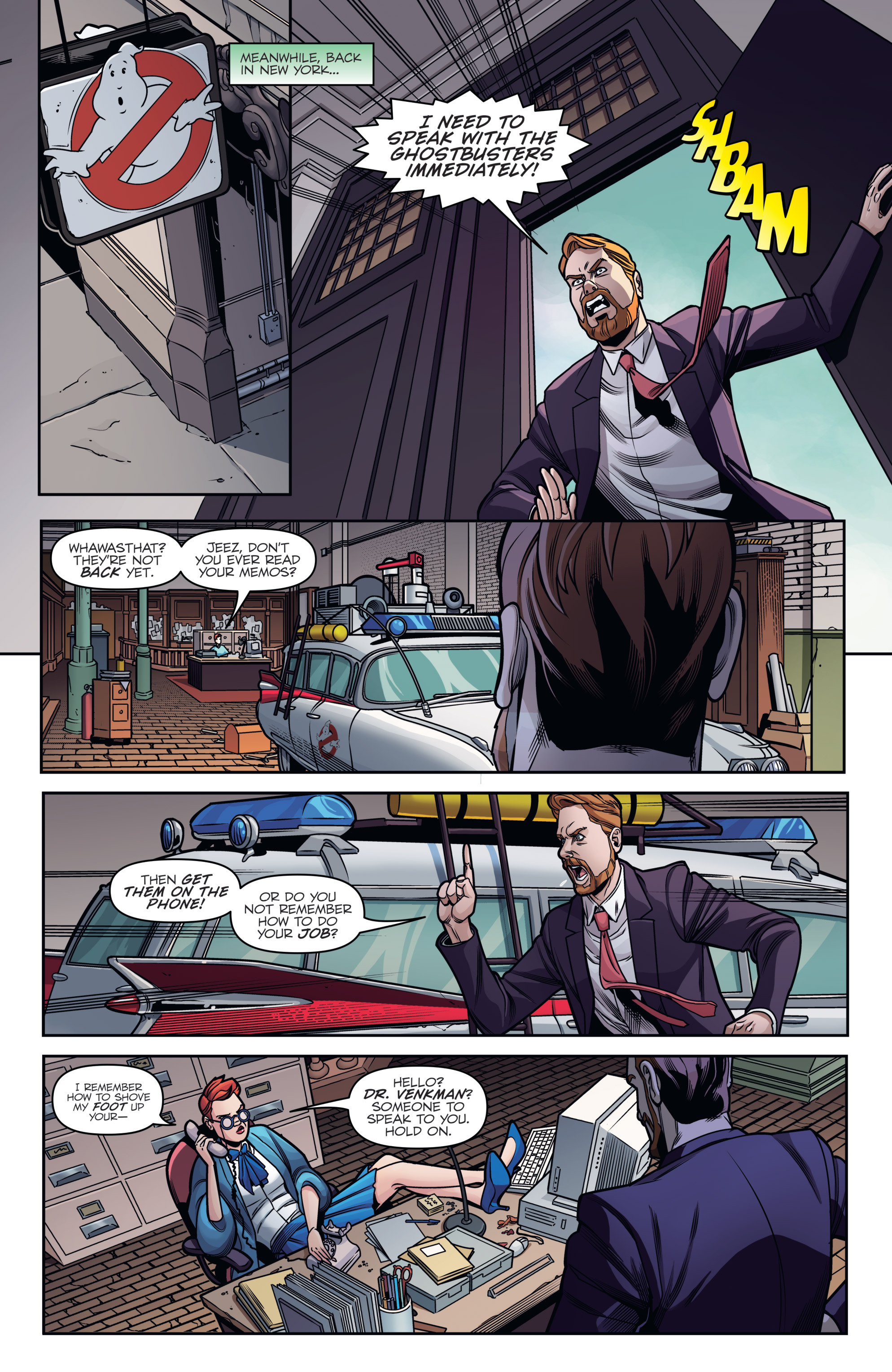 Read online Ghostbusters: International comic -  Issue #6 - 14