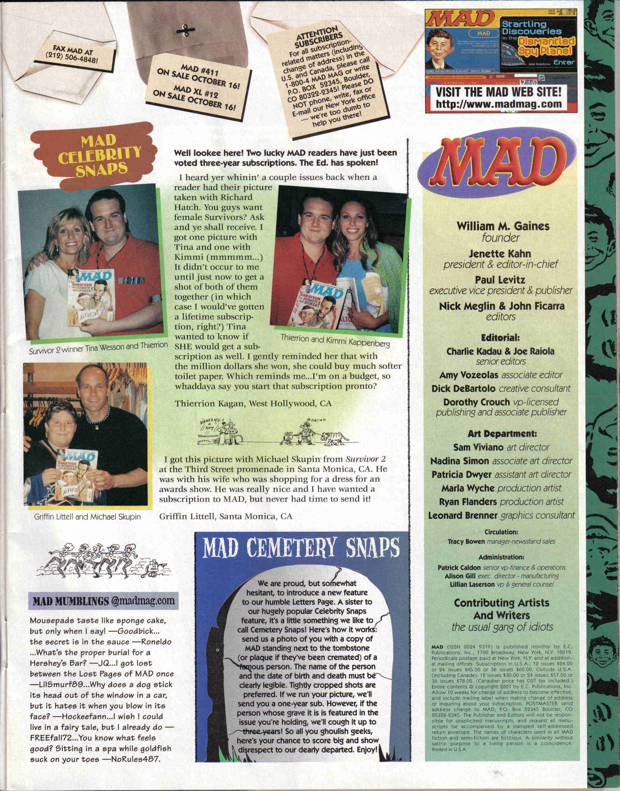 Read online MAD comic -  Issue #410 - 5