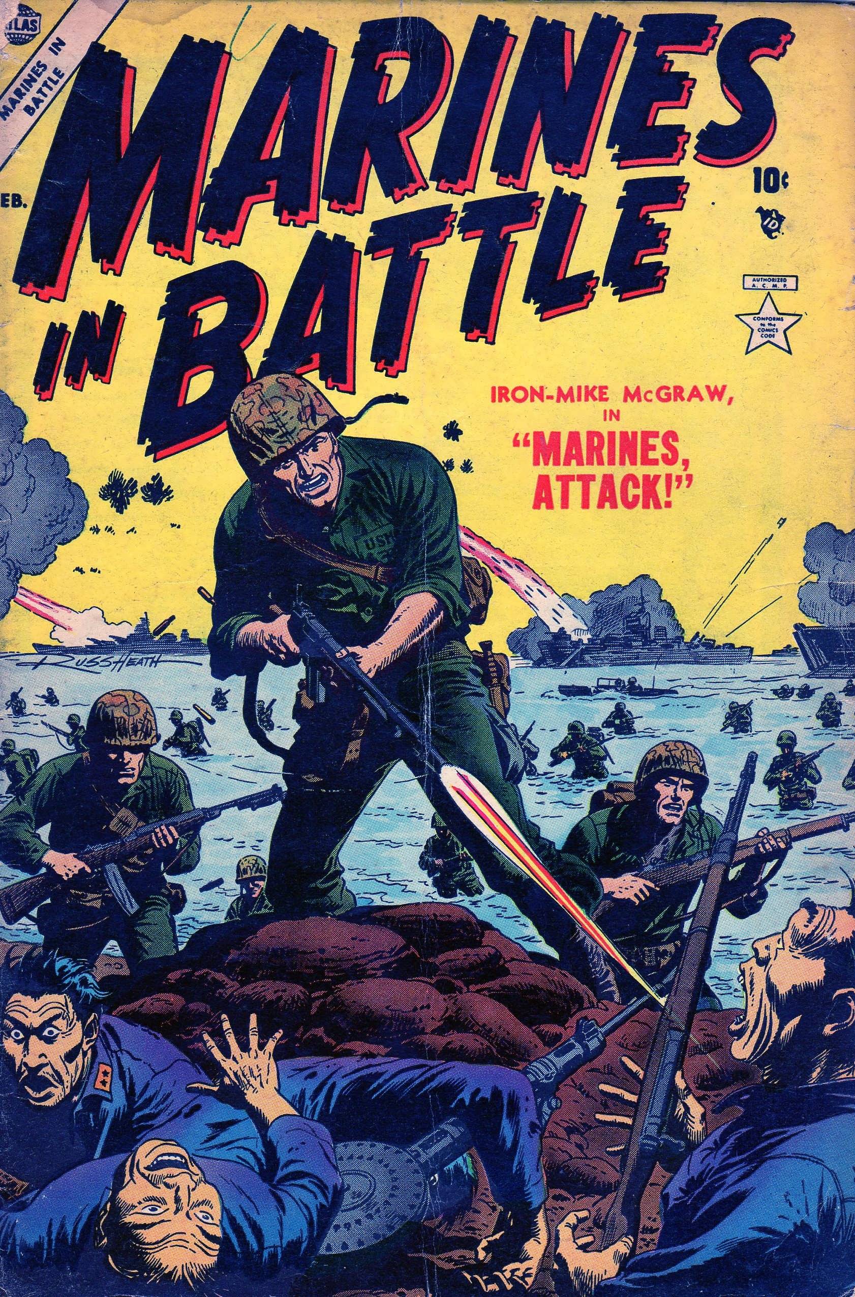 Read online Marines in Battle comic -  Issue #4 - 1