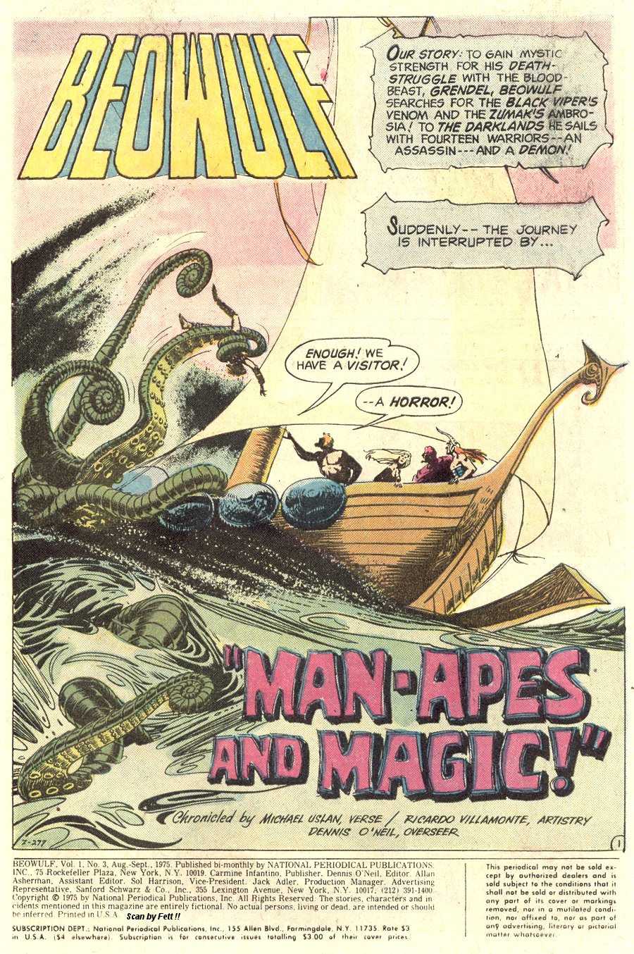 Read online Beowulf (1975) comic -  Issue #3 - 2