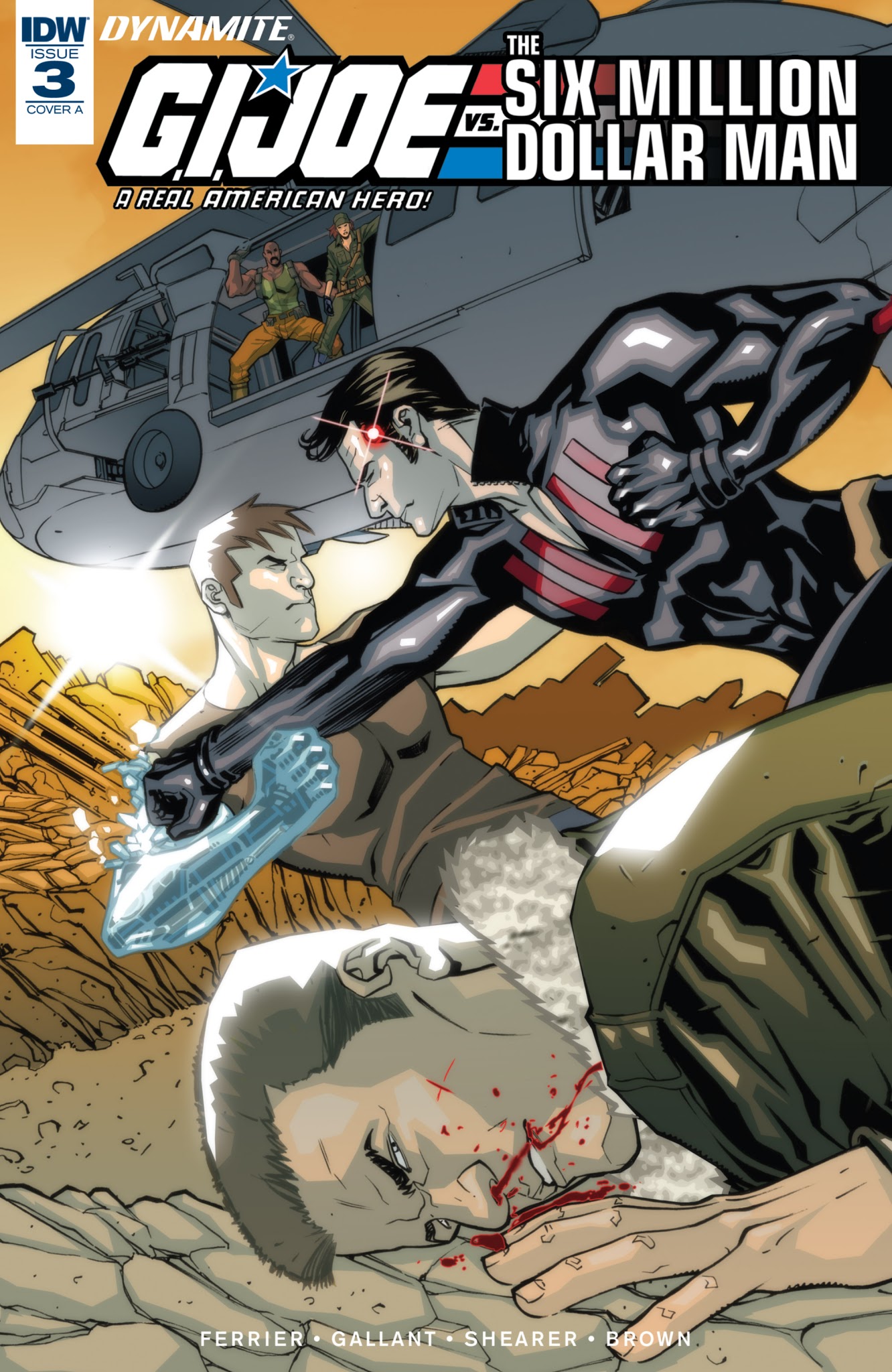 Read online G.I. Joe: A Real American Hero vs. the Six Million Dollar Man comic -  Issue #3 - 1