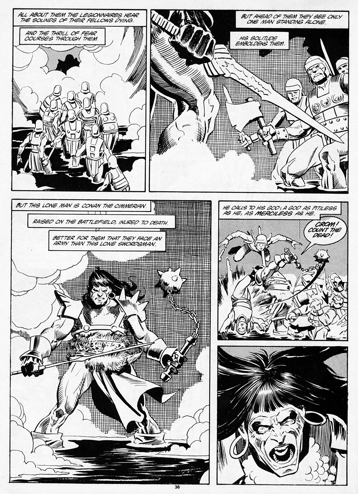 Read online The Savage Sword Of Conan comic -  Issue #186 - 38