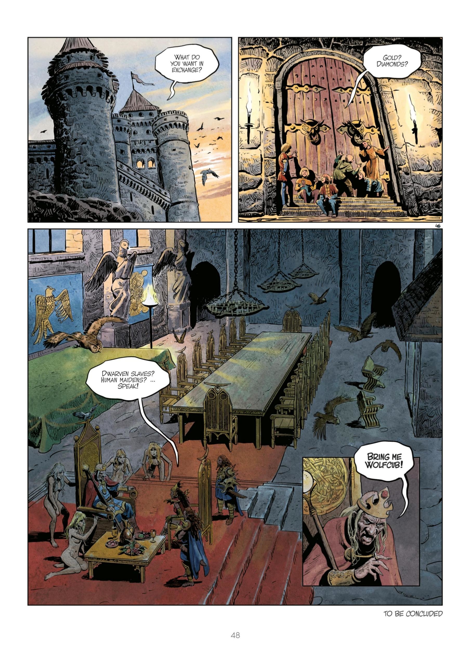 Read online The World of Thorgal: Wolfcub comic -  Issue #6 - 50