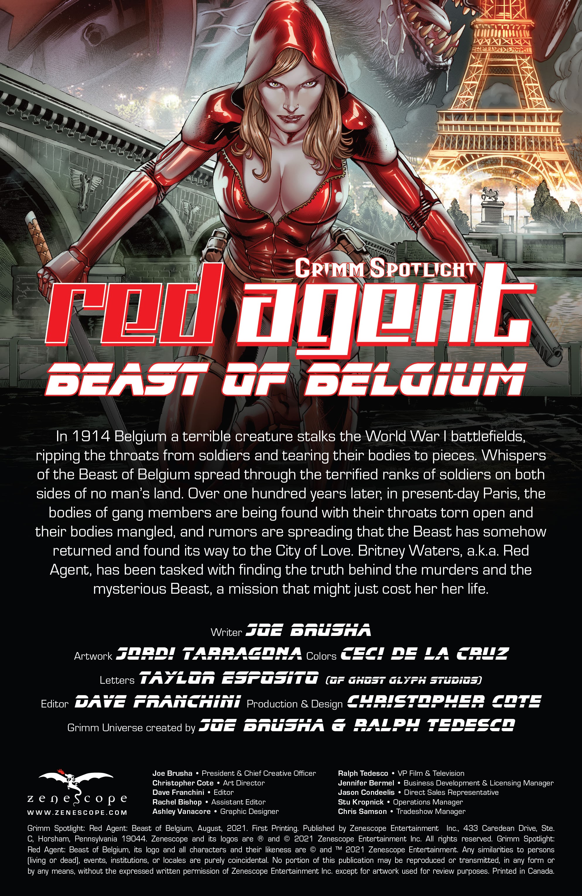 Read online Grimm Spotlight: Red Agent - Beast of Belgium comic -  Issue # Full - 3