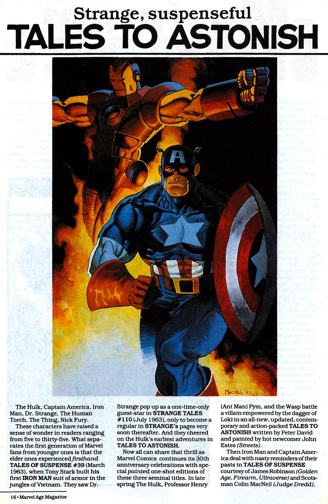 Read online Marvel Age comic -  Issue #135 - 16