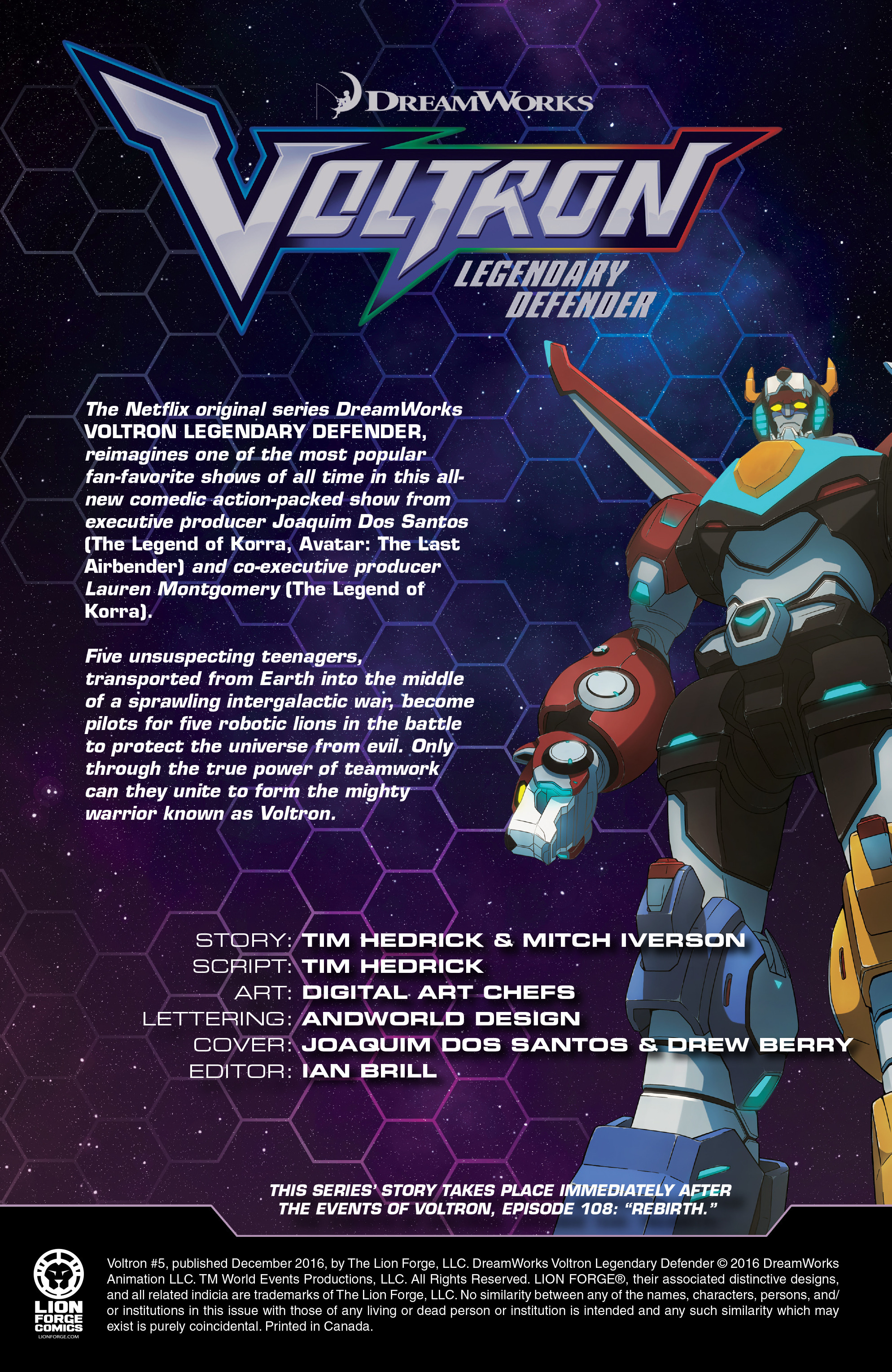 Read online Voltron: Legendary Defender comic -  Issue #5 - 2