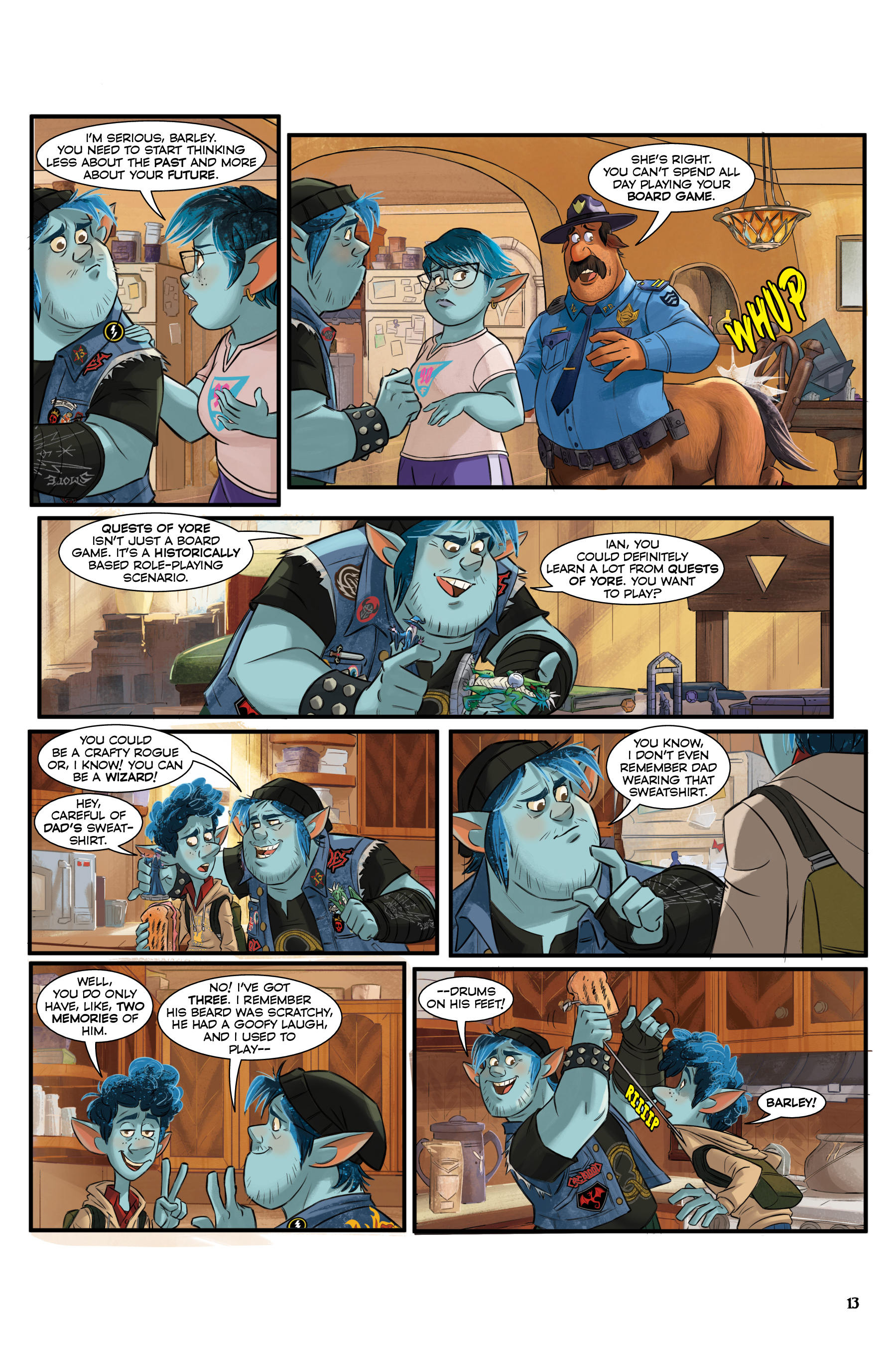 Read online Onward: The Story of the Movie in Comics comic -  Issue # TPB - 14