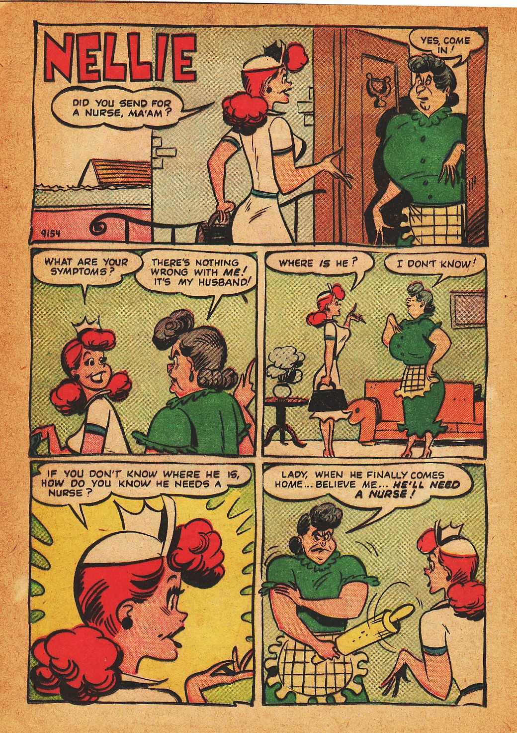 Read online Nellie The Nurse (1945) comic -  Issue #32 - 20