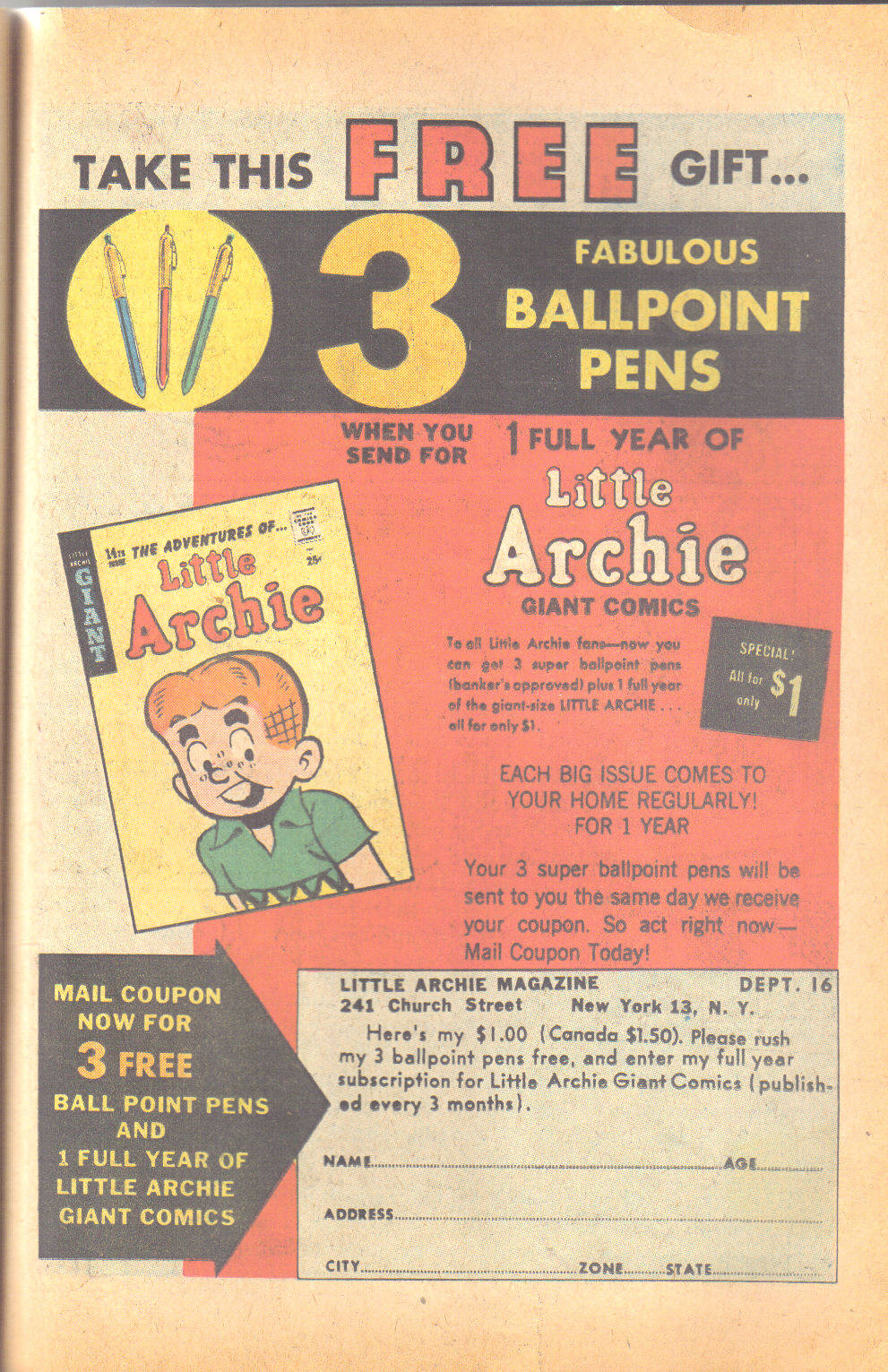 Read online The Adventures of Little Archie comic -  Issue #16 - 59