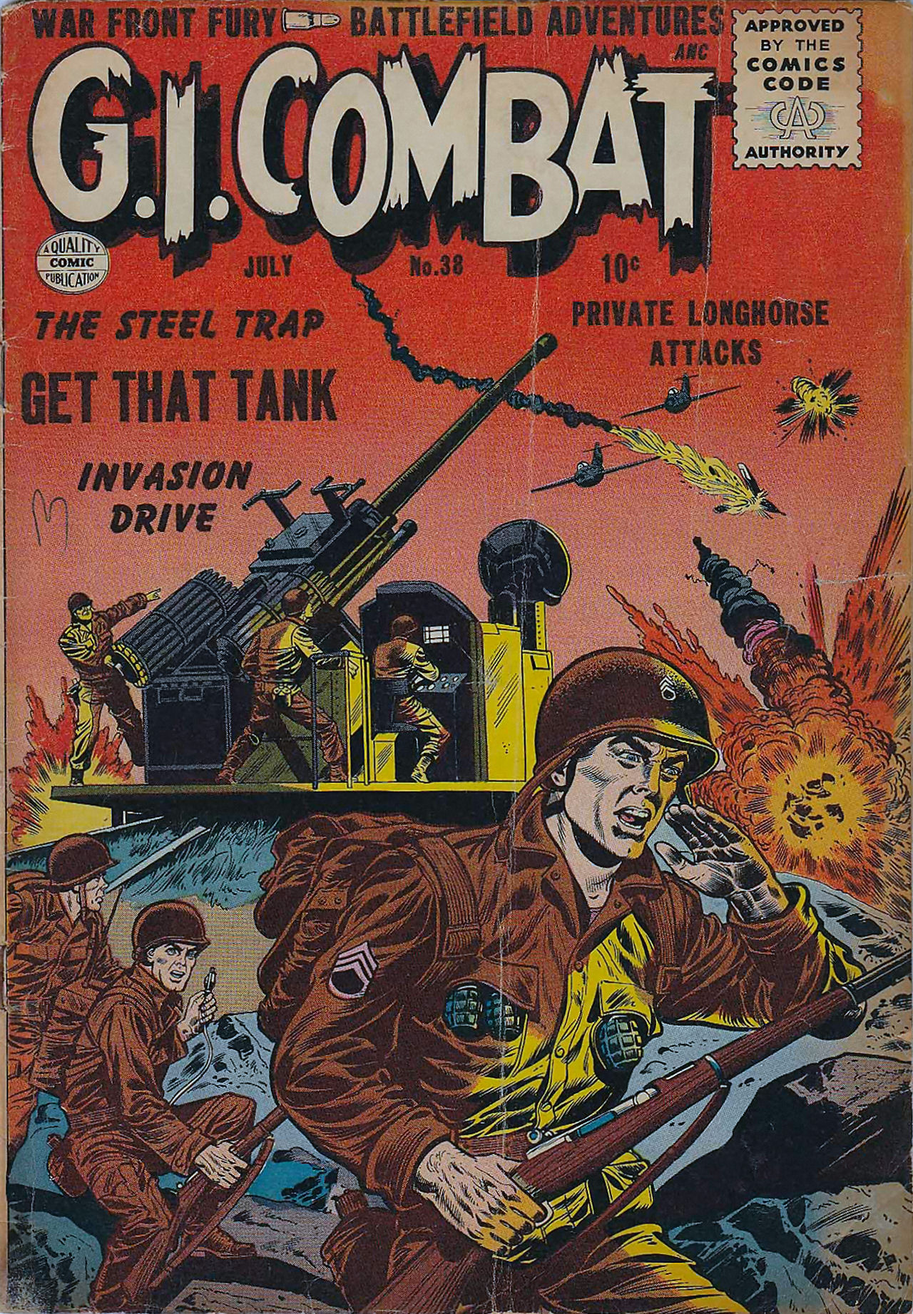 Read online G.I. Combat (1952) comic -  Issue #38 - 2