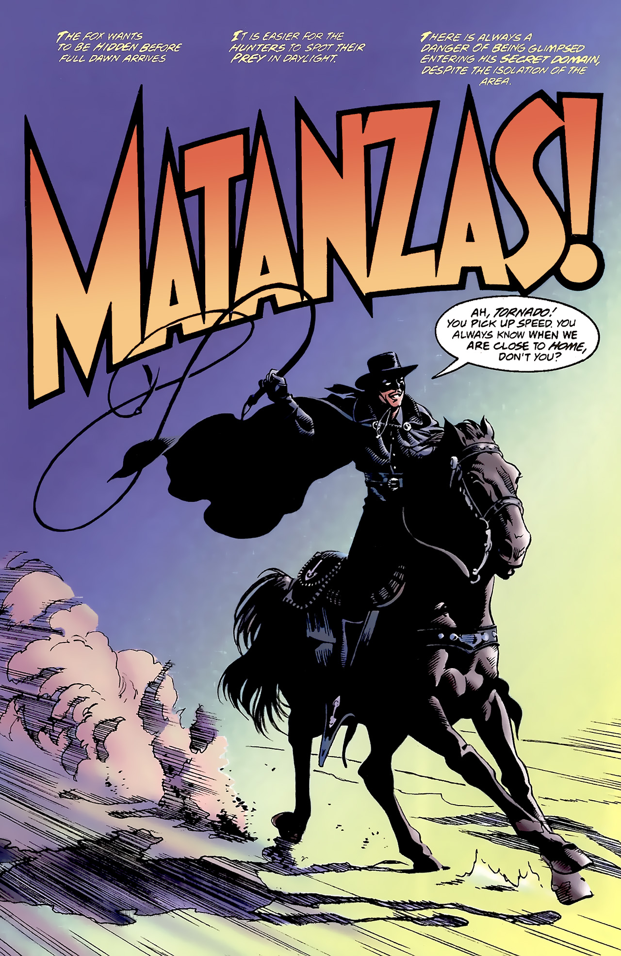 Read online Zorro: Matanzas comic -  Issue #1 - 3