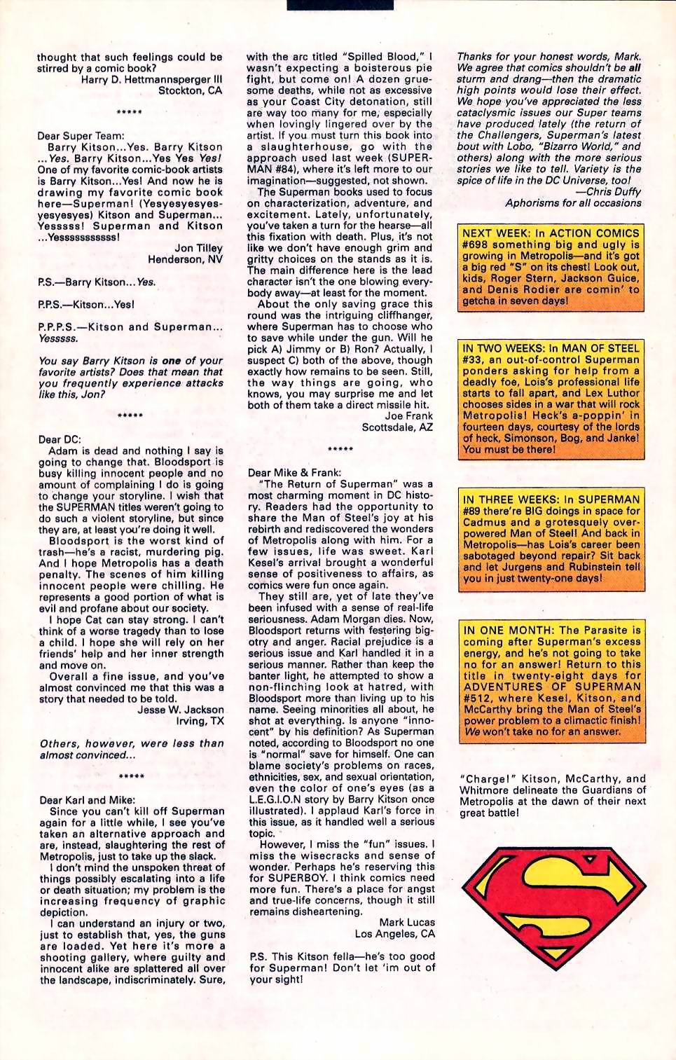 Read online Adventures of Superman (1987) comic -  Issue #511 - 27