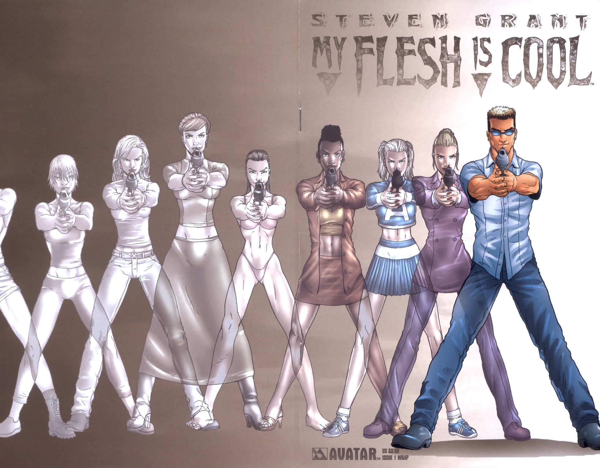 Read online My Flesh Is Cool comic -  Issue #1 - 1