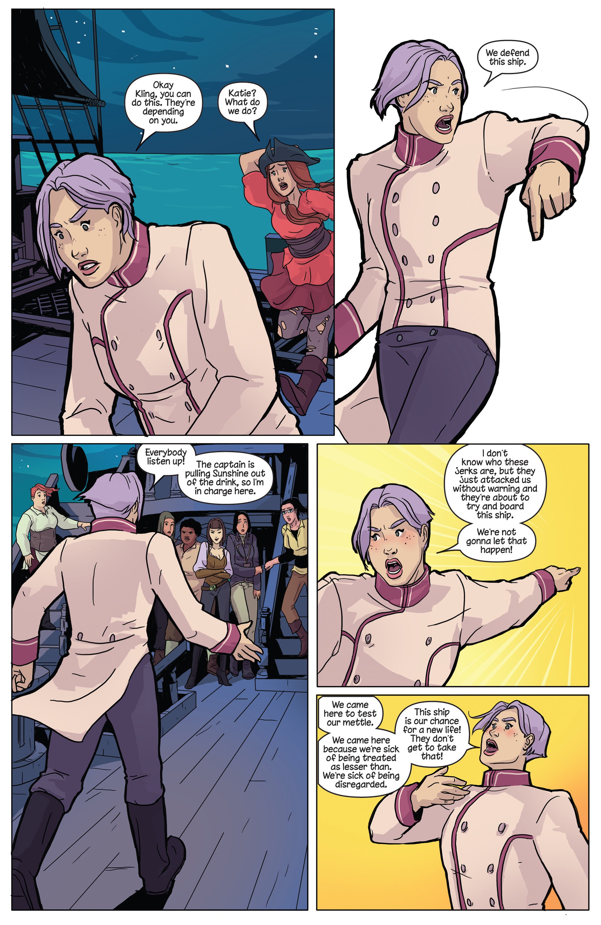 Read online Princeless Raven Year Two: Love and Revenge comic -  Issue # _TPB Two Ships In the Night - 31