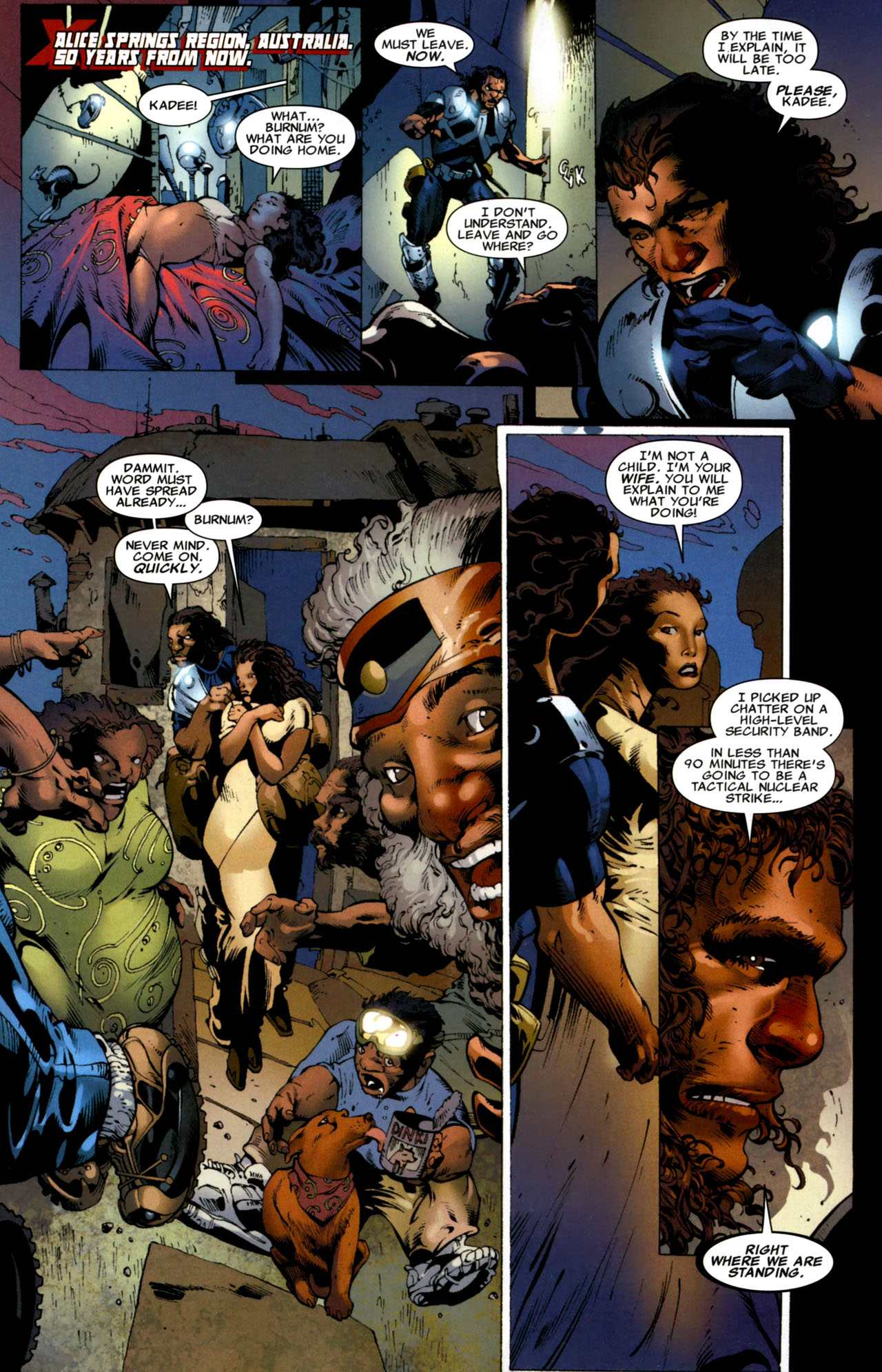Read online X-Men: The Times and Life of Lucas Bishop comic -  Issue #1 - 2