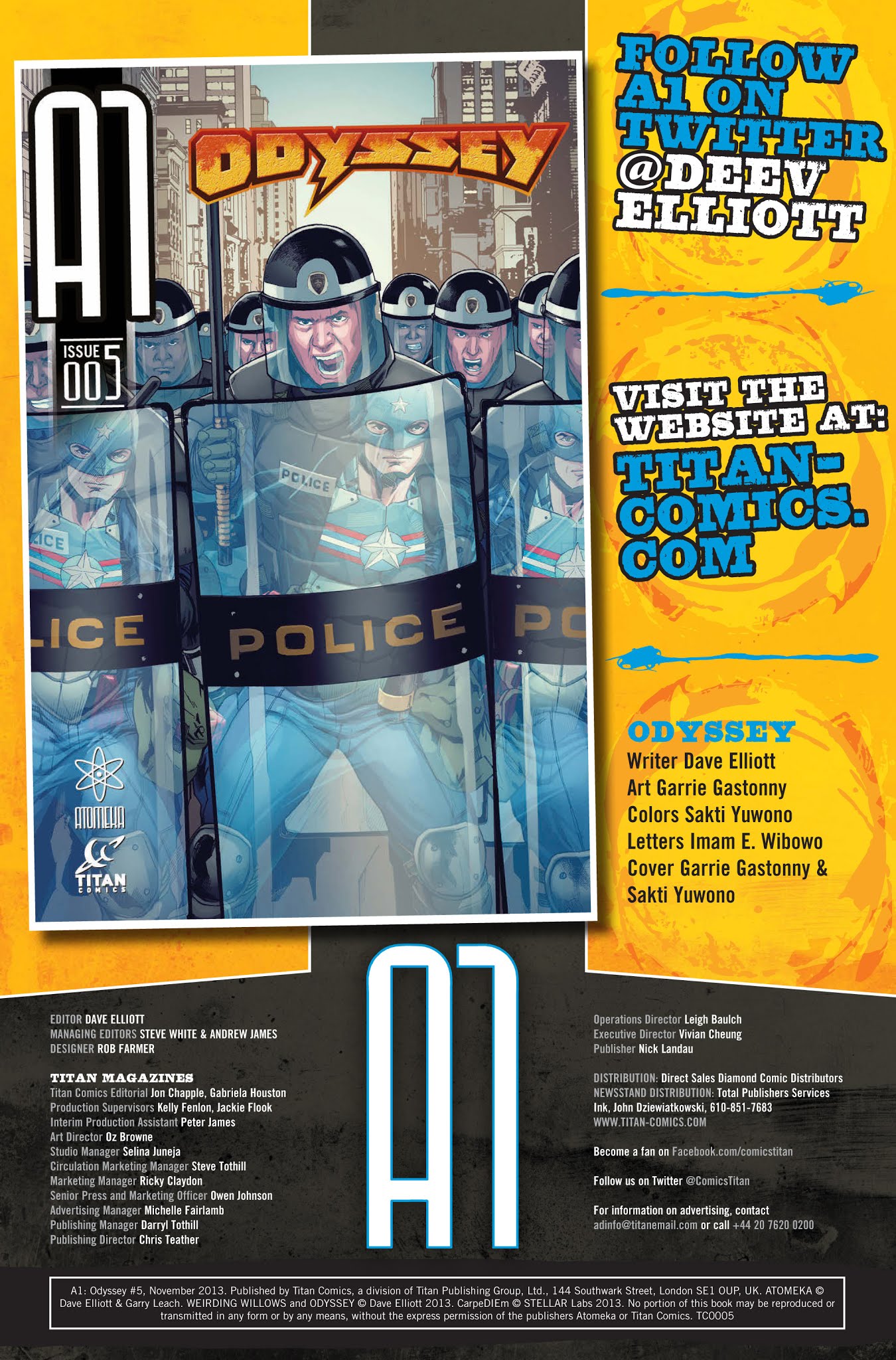 Read online A1: Odyssey comic -  Issue #5 - 2