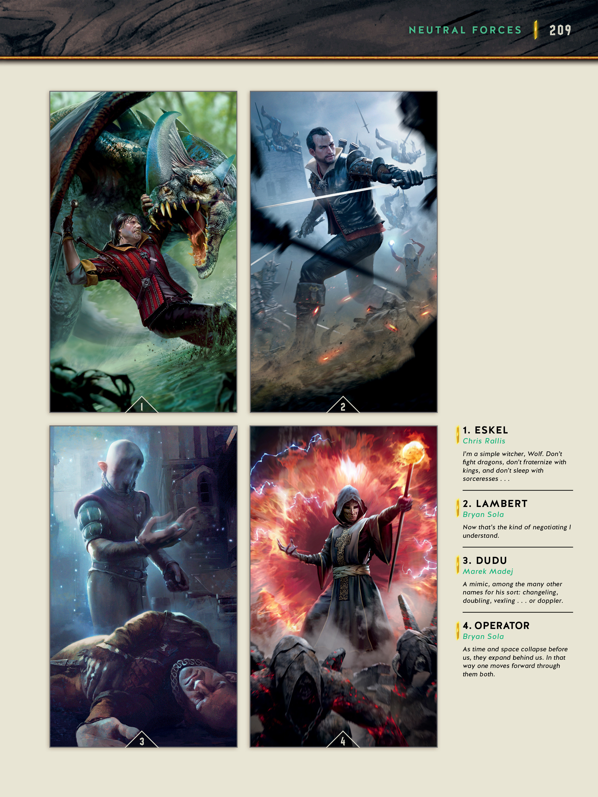 Read online Gwent: Art of the Witcher Card Game comic -  Issue # TPB (Part 2) - 93