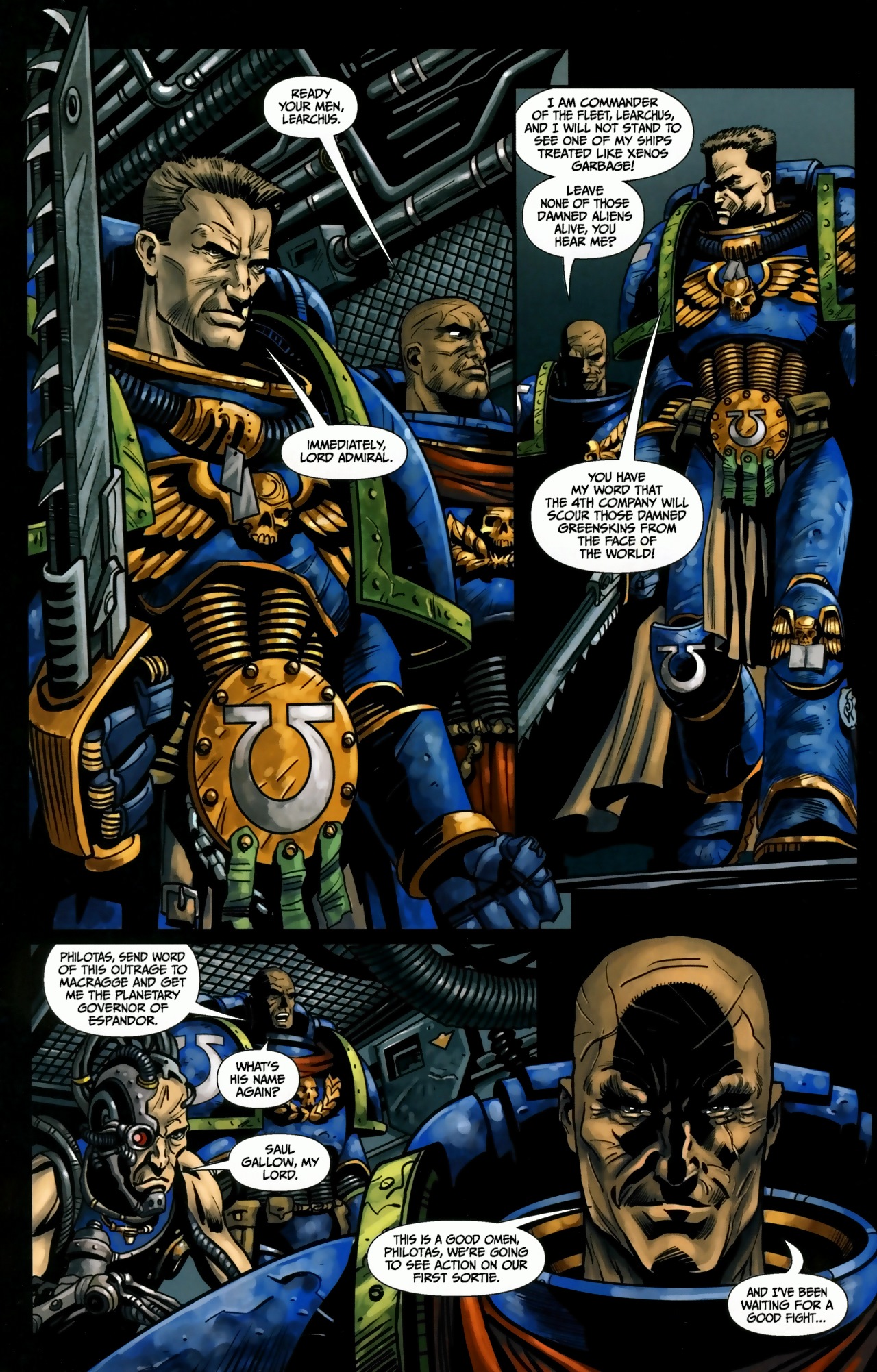 Read online Warhammer 40,000: Defenders of Ultramar comic -  Issue #1 - 21