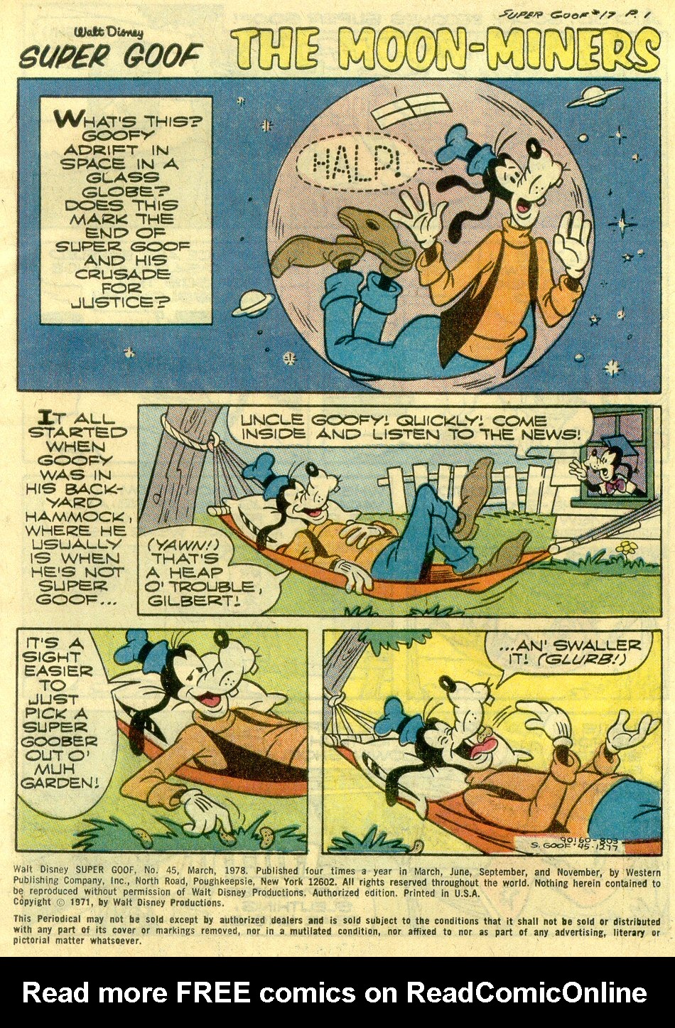 Read online Super Goof comic -  Issue #45 - 3