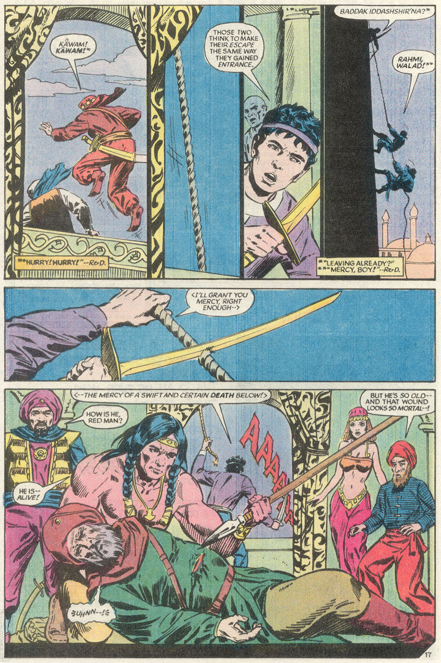 Read online Arak Son of Thunder comic -  Issue #35 - 17