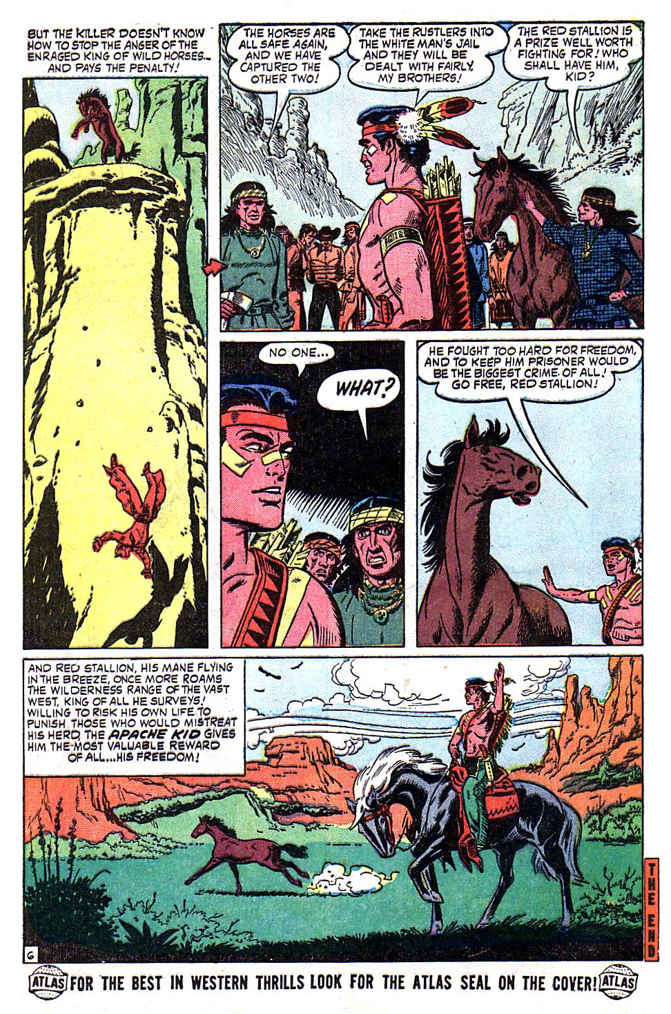 Read online Apache Kid comic -  Issue #13 - 8